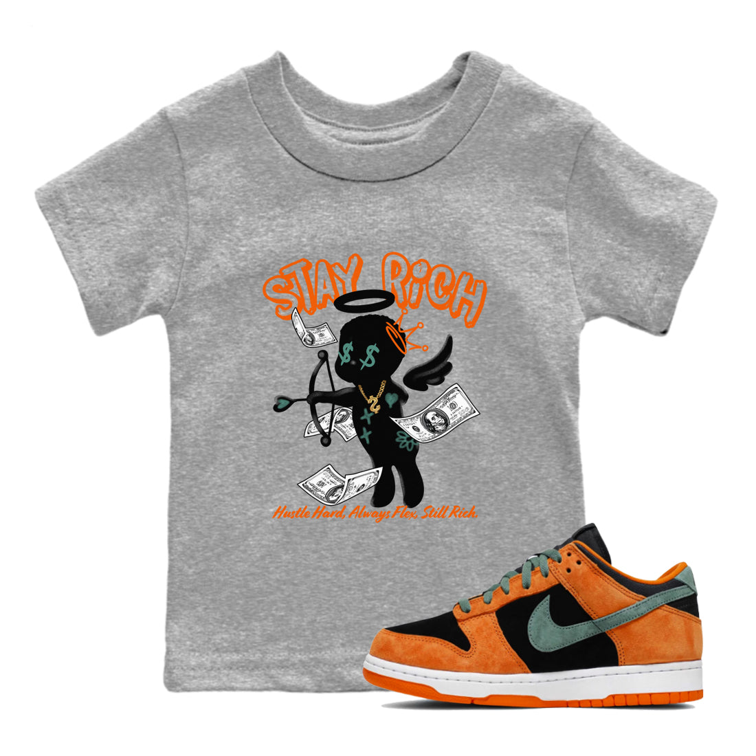 Stay Rich snkmatch Tees Kids - Dunk Ceramic