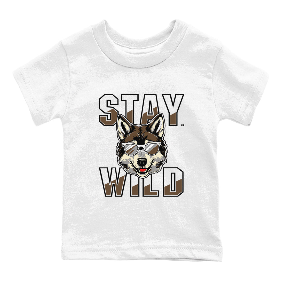 Stay Wild snkmatch Tees Kids - Air Jordan 1 Mocha
