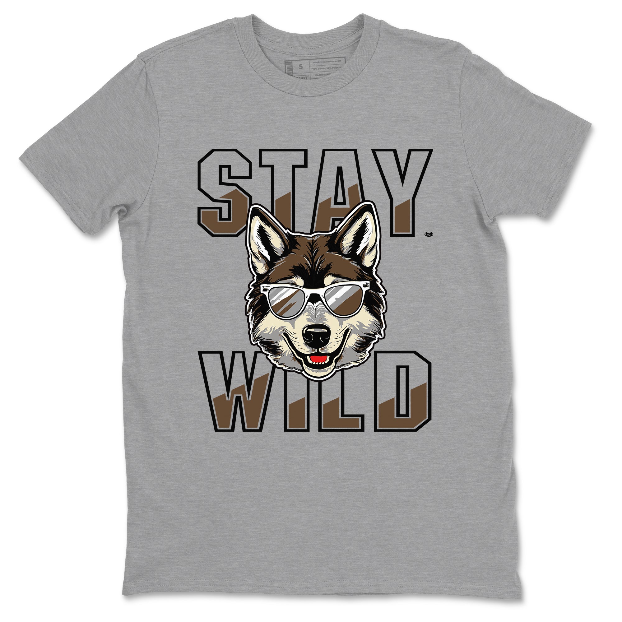 Stay Wild snkmatch Tees - Air Jordan 1 Mocha