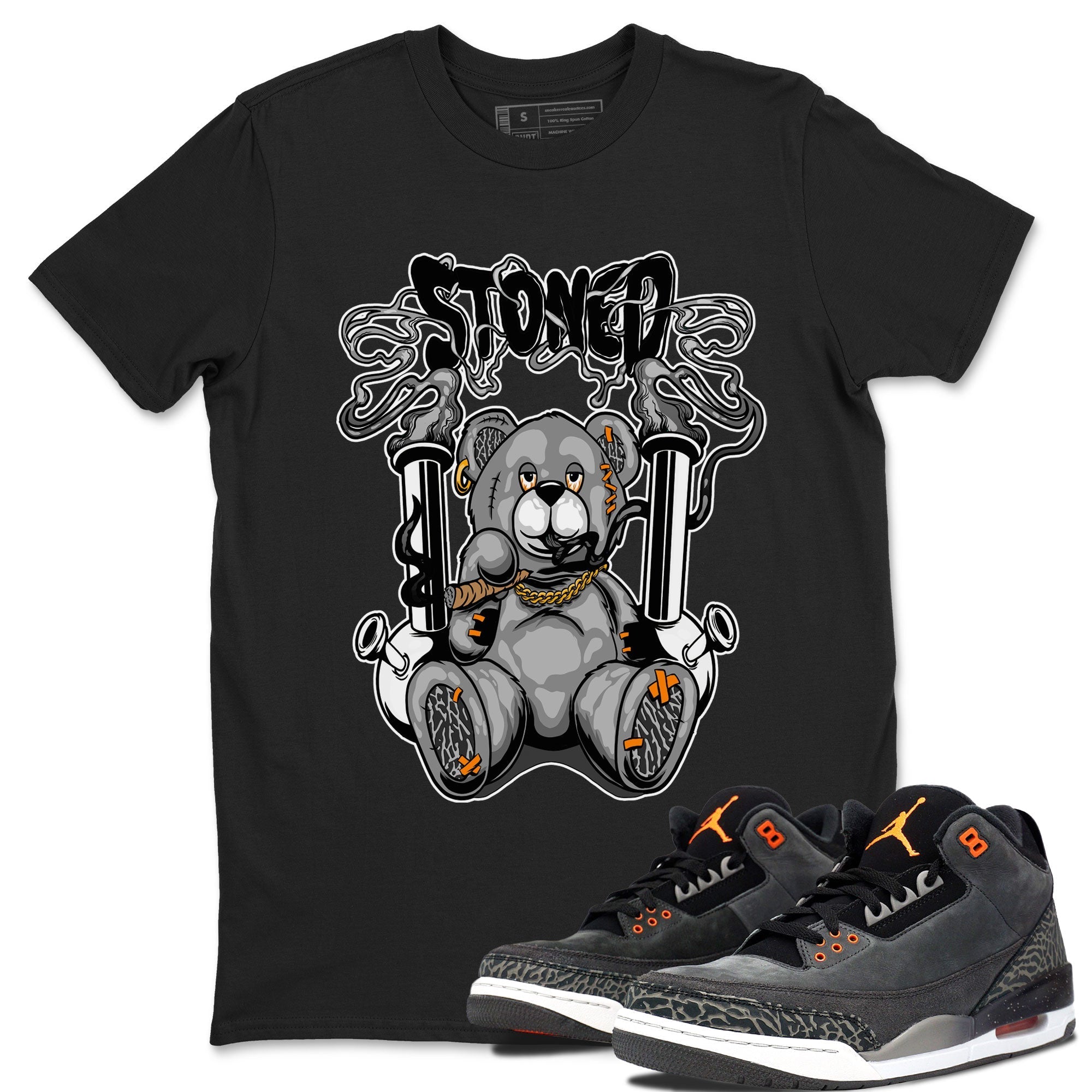 Stoned Bear snkmatch Tee - Air Jordan 3 Fear