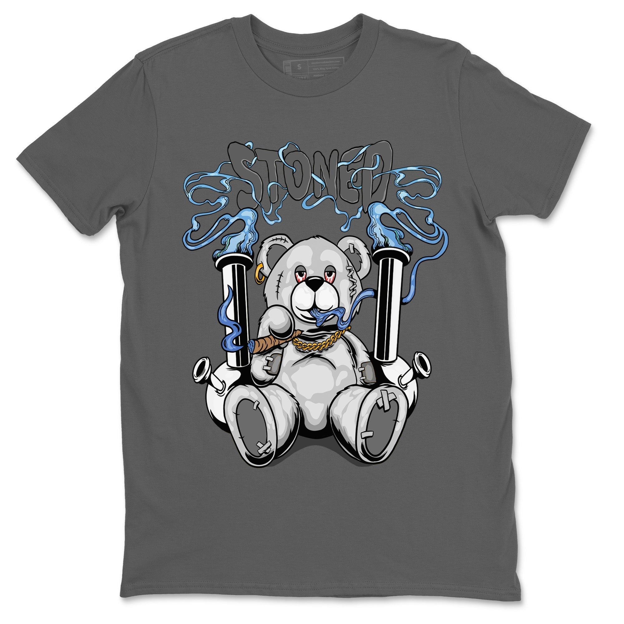 Stoned Bear Unisex Tops - Air Jordan 11 White Cement