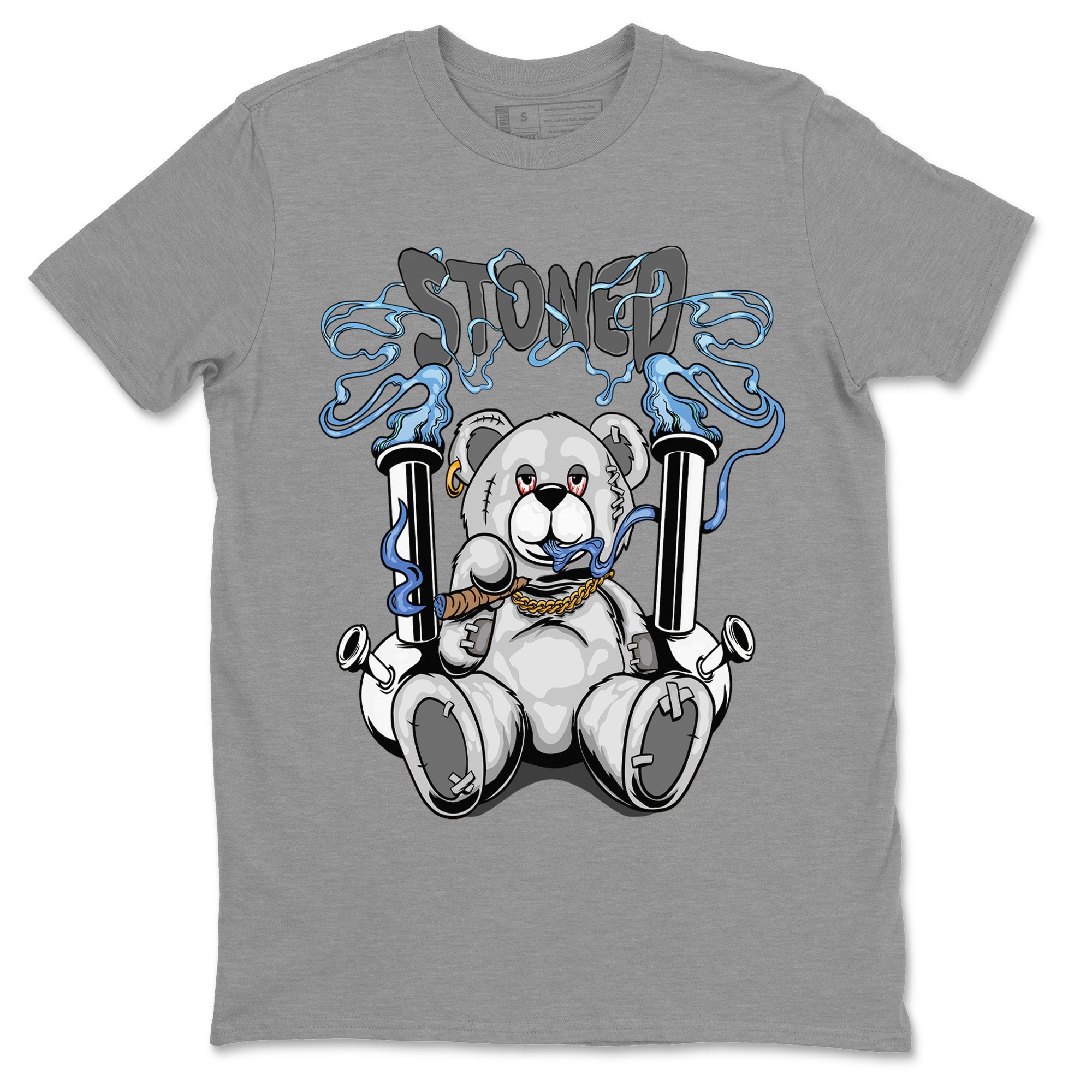 Stoned Bear Unisex Tops - Air Jordan 11 White Cement