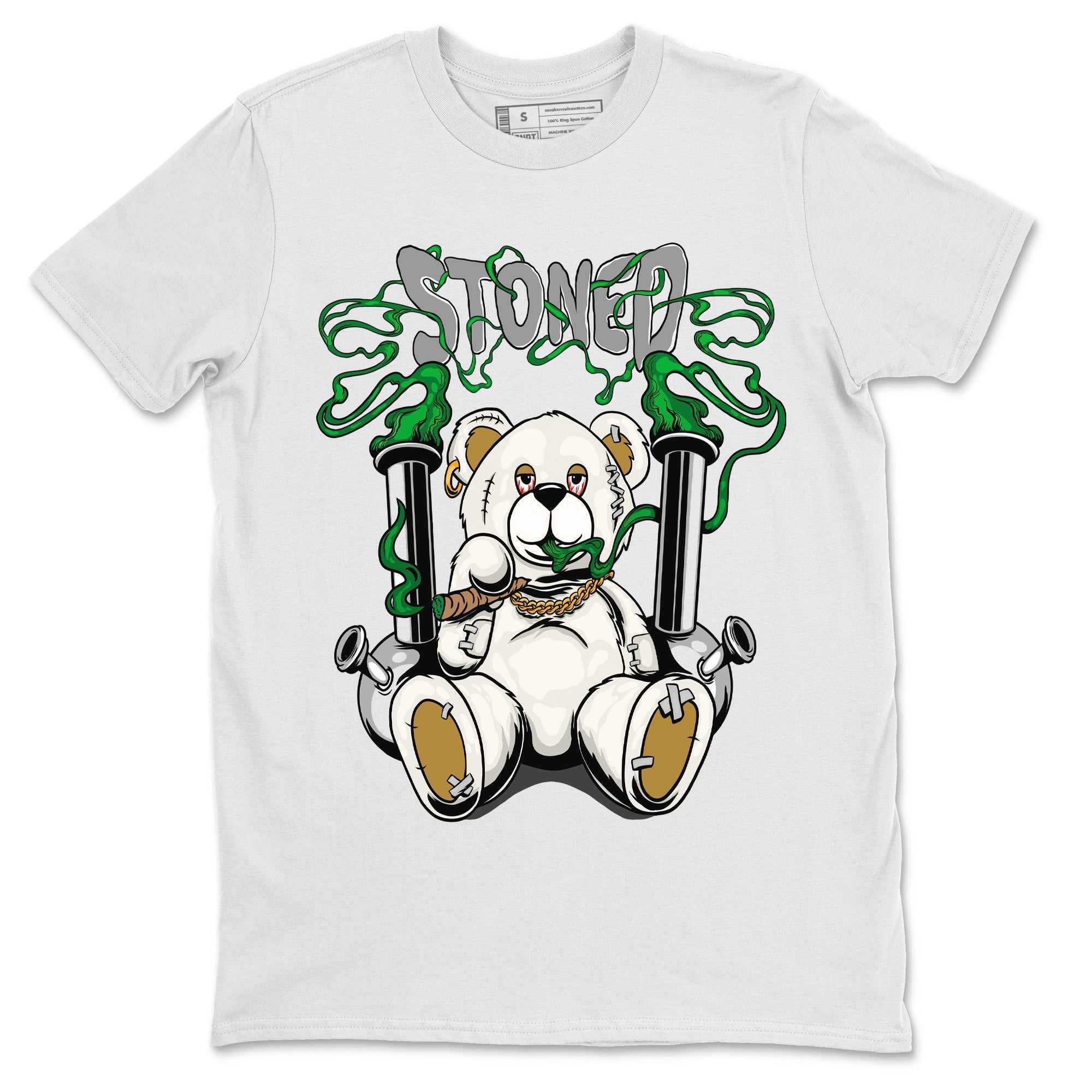 Stoned Bear Unisex Tops - Air Jordan 4 Pine Green SB