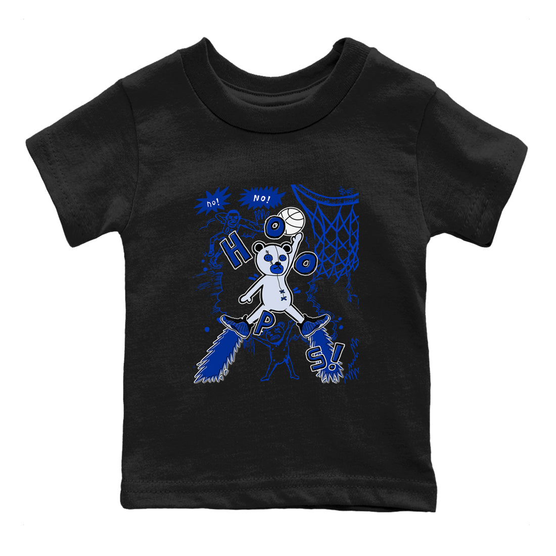 Stop The Bear snkmatch Tees Kids - Air Foamposite One Royal