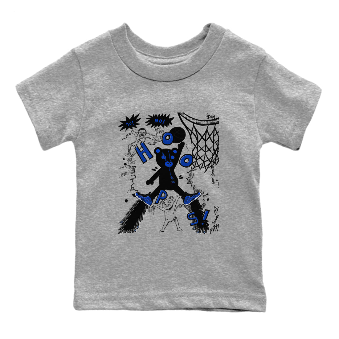 Stop The Bear snkmatch Tees Kids - Air Foamposite One Royal