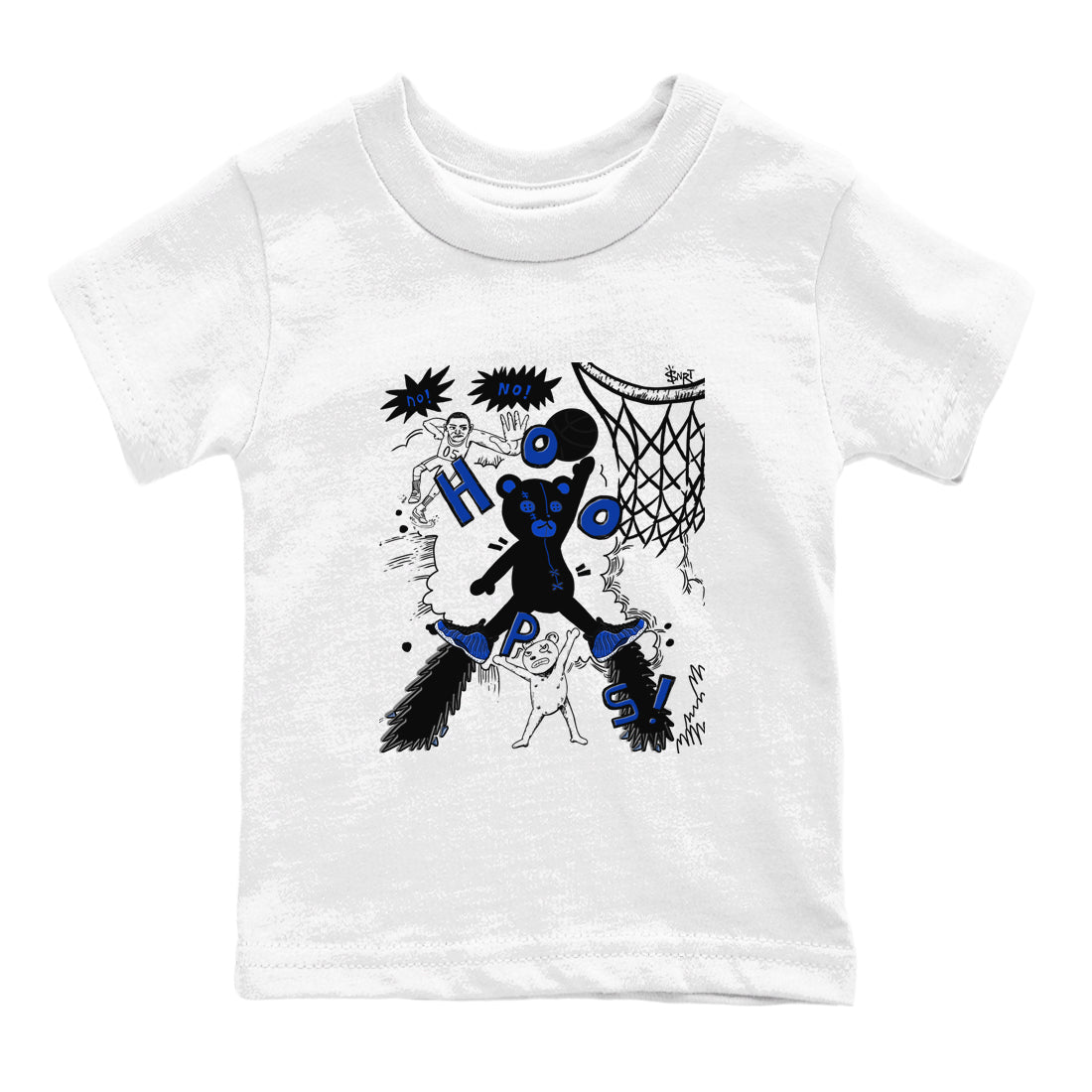 Stop The Bear snkmatch Tees Kids - Air Foamposite One Royal