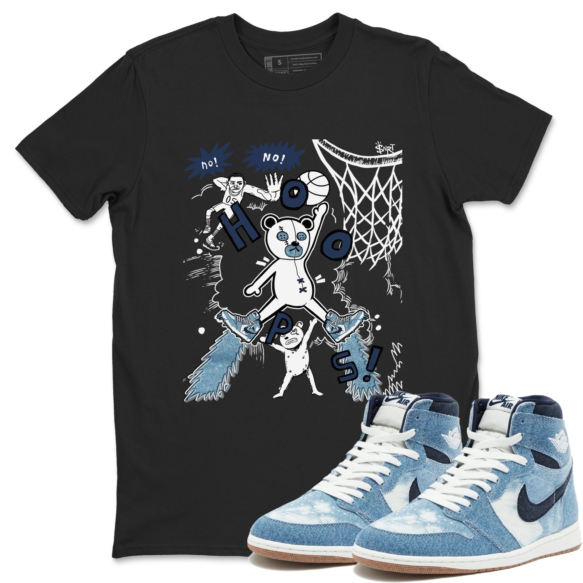 Stop The Bear snkmatch Tees - Air Jordan 1 Denim 2024