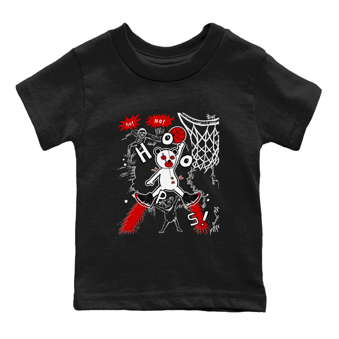 Stop The Bear snkmatch Tees Kids - Air Jordan 11 Bred Velvet