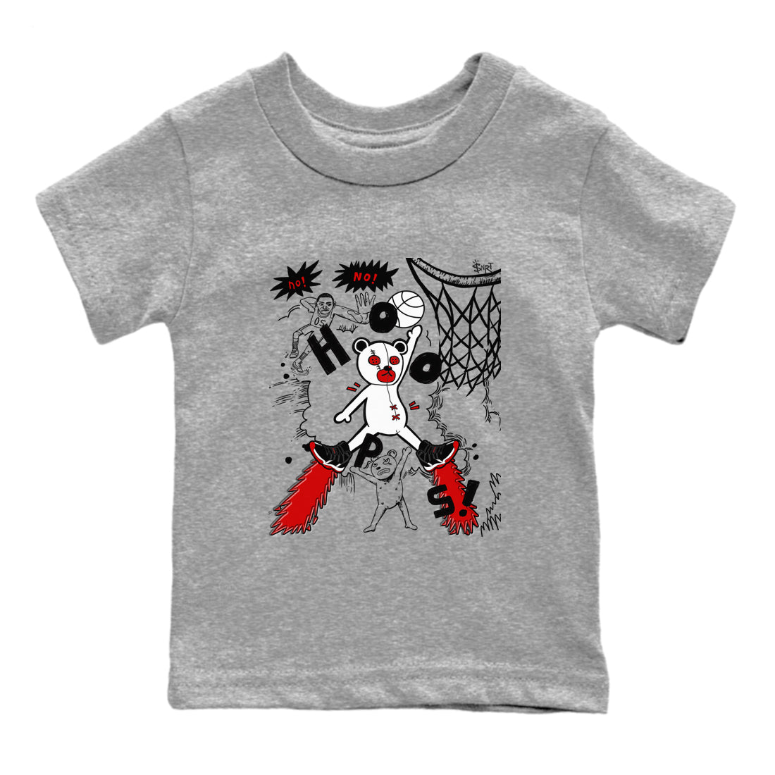Stop The Bear snkmatch Tees Kids - Air Jordan 11 Bred Velvet