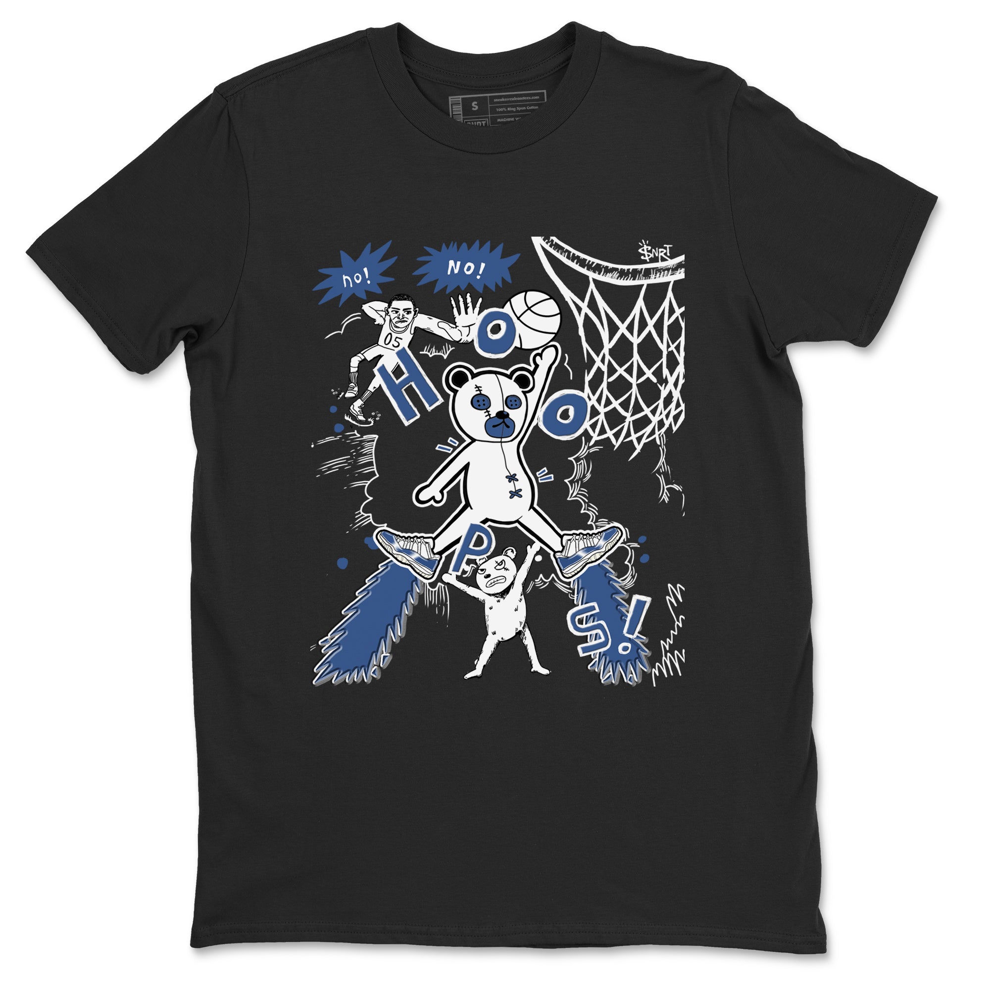 Stop The Bear snkmatch Tees - Air Jordan 11 Diffused Blue
