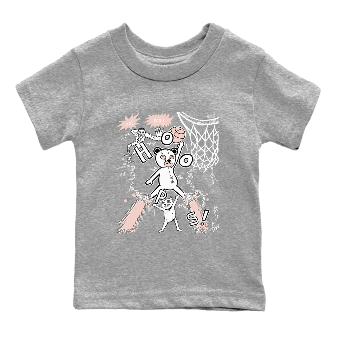 Stop The Bear snkmatch Tees Kids - Air Jordan 11 Legend Pink
