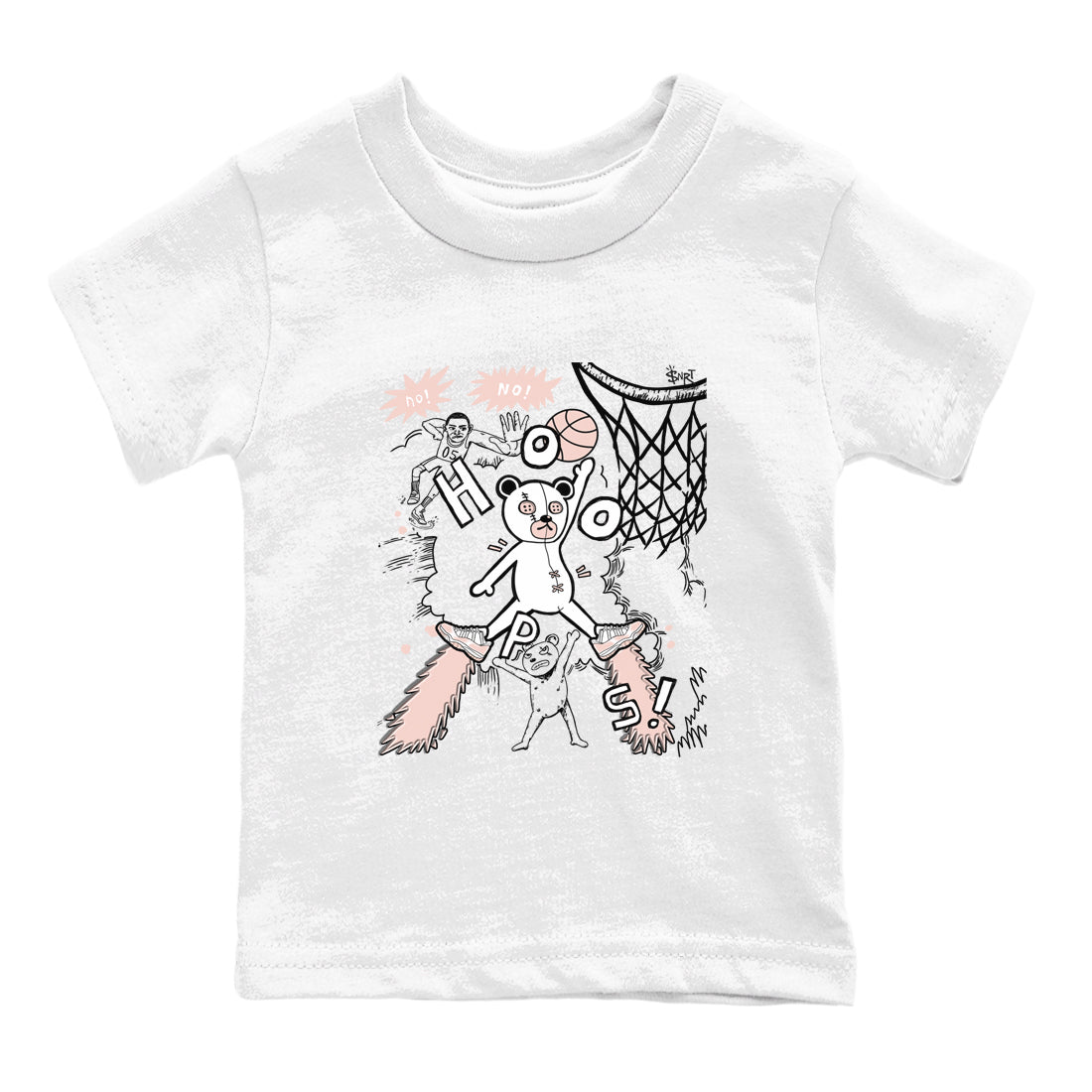 Stop The Bear snkmatch Tees Kids - Air Jordan 11 Legend Pink