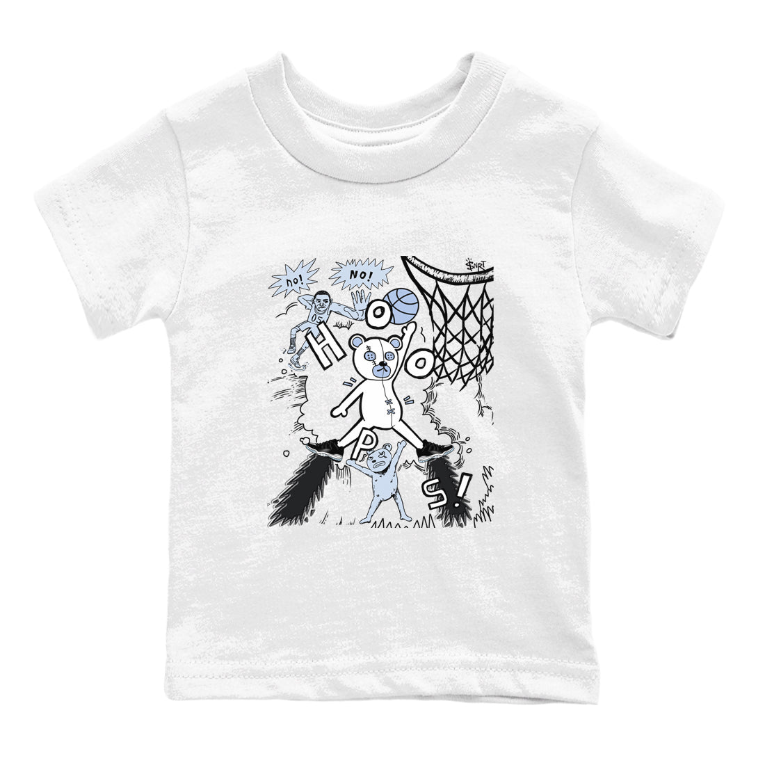 Stop The Bear snkmatch Tees Kids - Air Jordan 11 Black and Varsity Royal