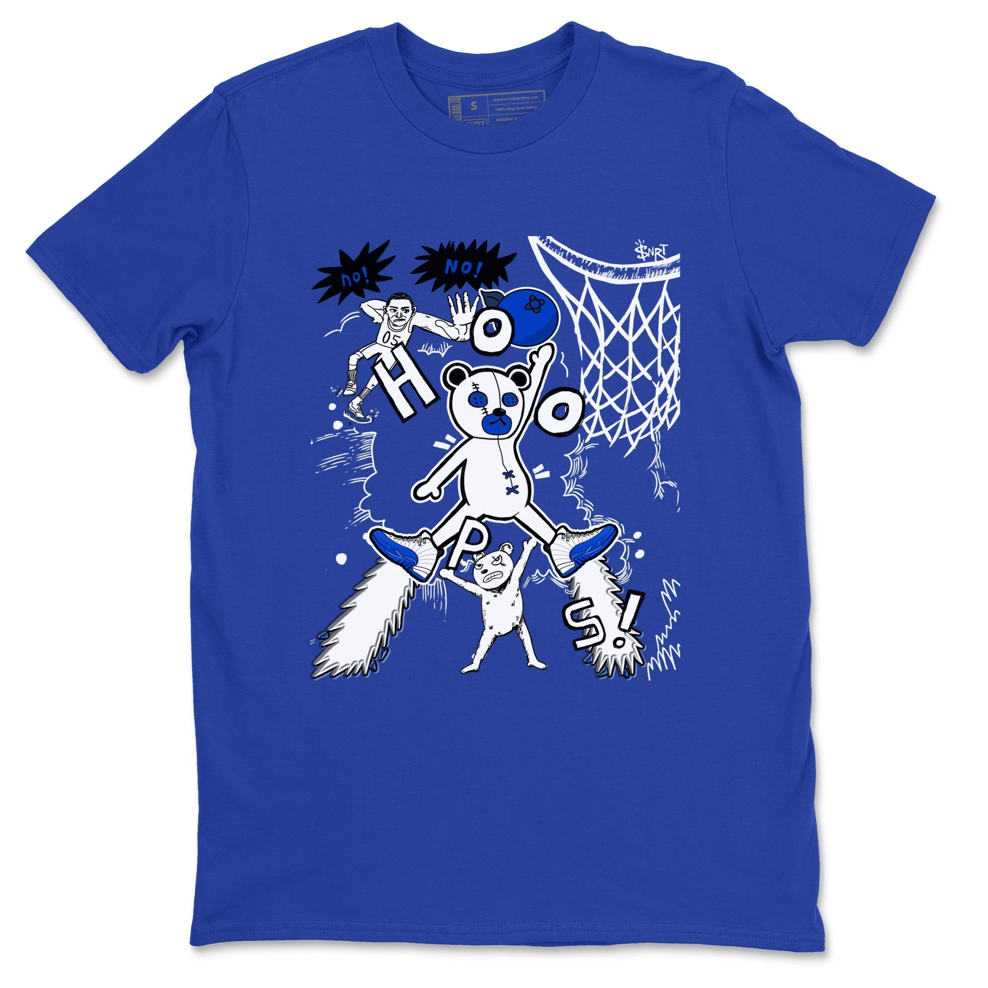 Stop The Bear snkmatch Tees - Air Jordan 12 Blueberry