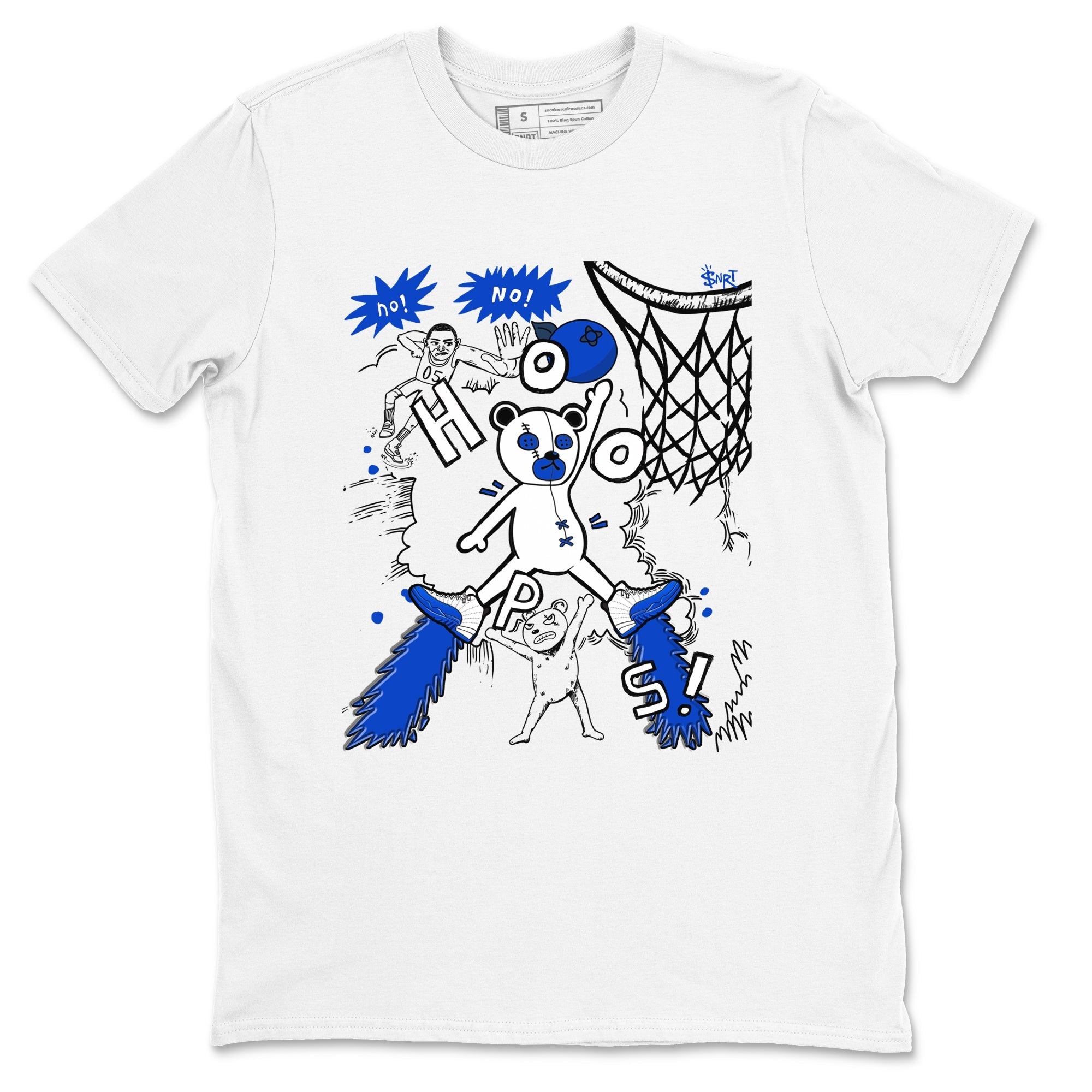 Stop The Bear snkmatch Tees - Air Jordan 12 Blueberry
