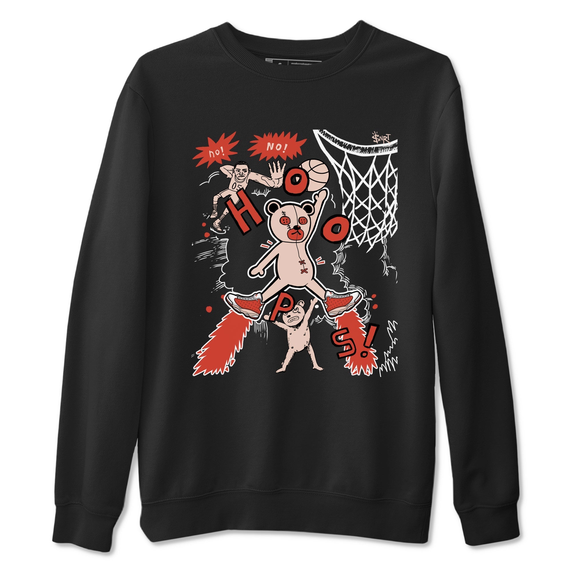 Stop The Bear snkmatch Tees - Air Jordan 13 Dune Red