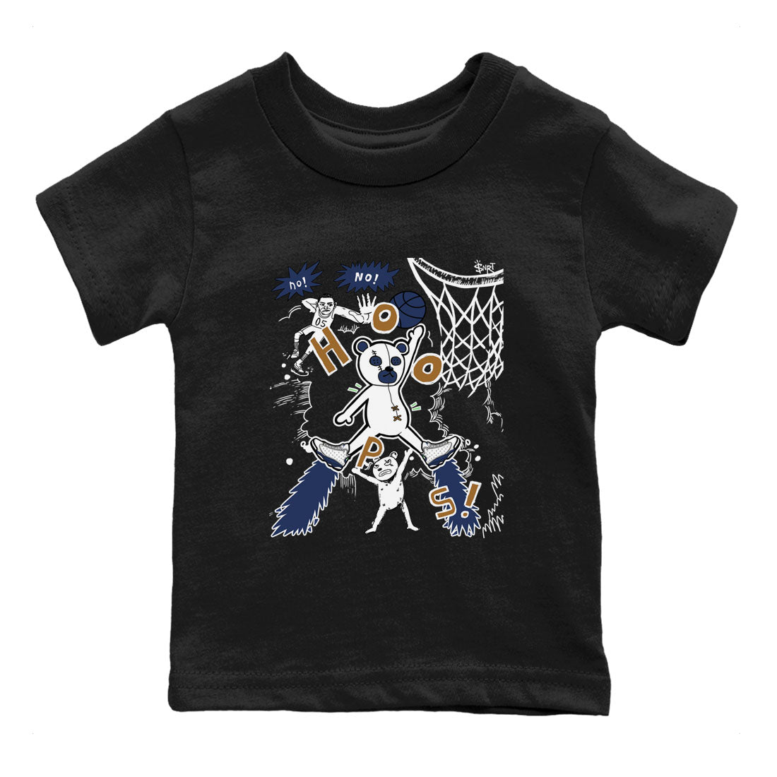 Stop The Bear snkmatch Tees Kids - Air Jordan 13 Midnight Navy