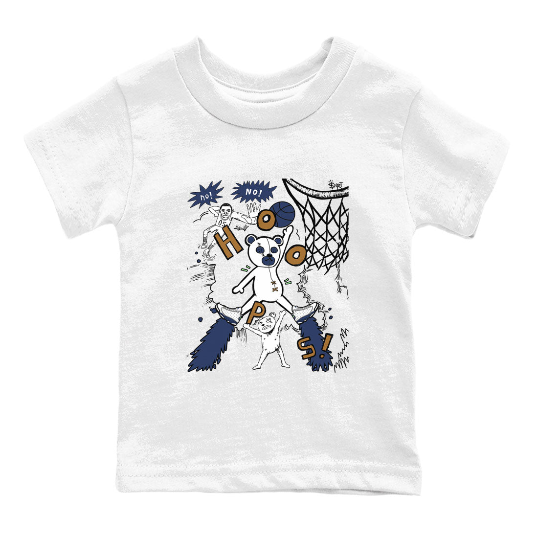 Stop The Bear snkmatch Tees Kids - Air Jordan 13 Midnight Navy