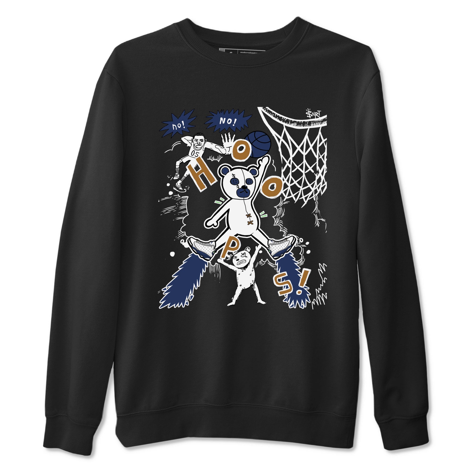 Stop The Bear snkmatch Tees - Air Jordan 13 Midnight Navy