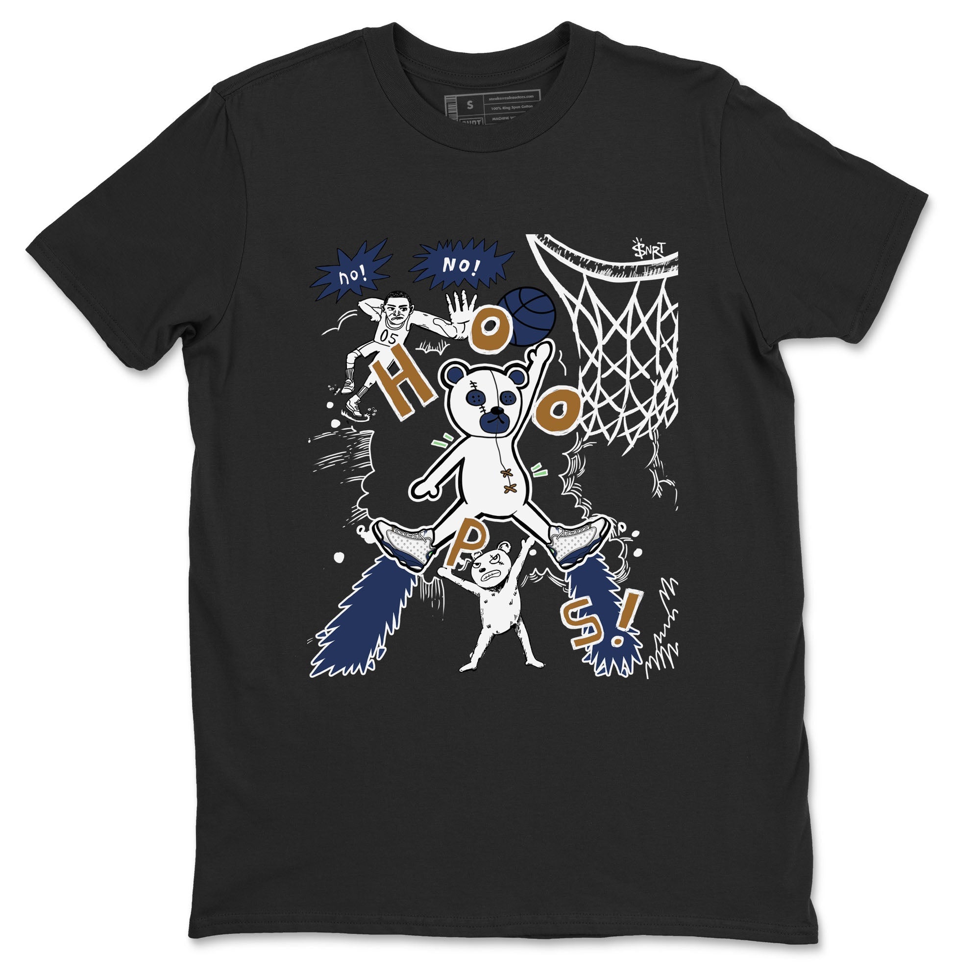 Stop The Bear snkmatch Tees - Air Jordan 13 Midnight Navy