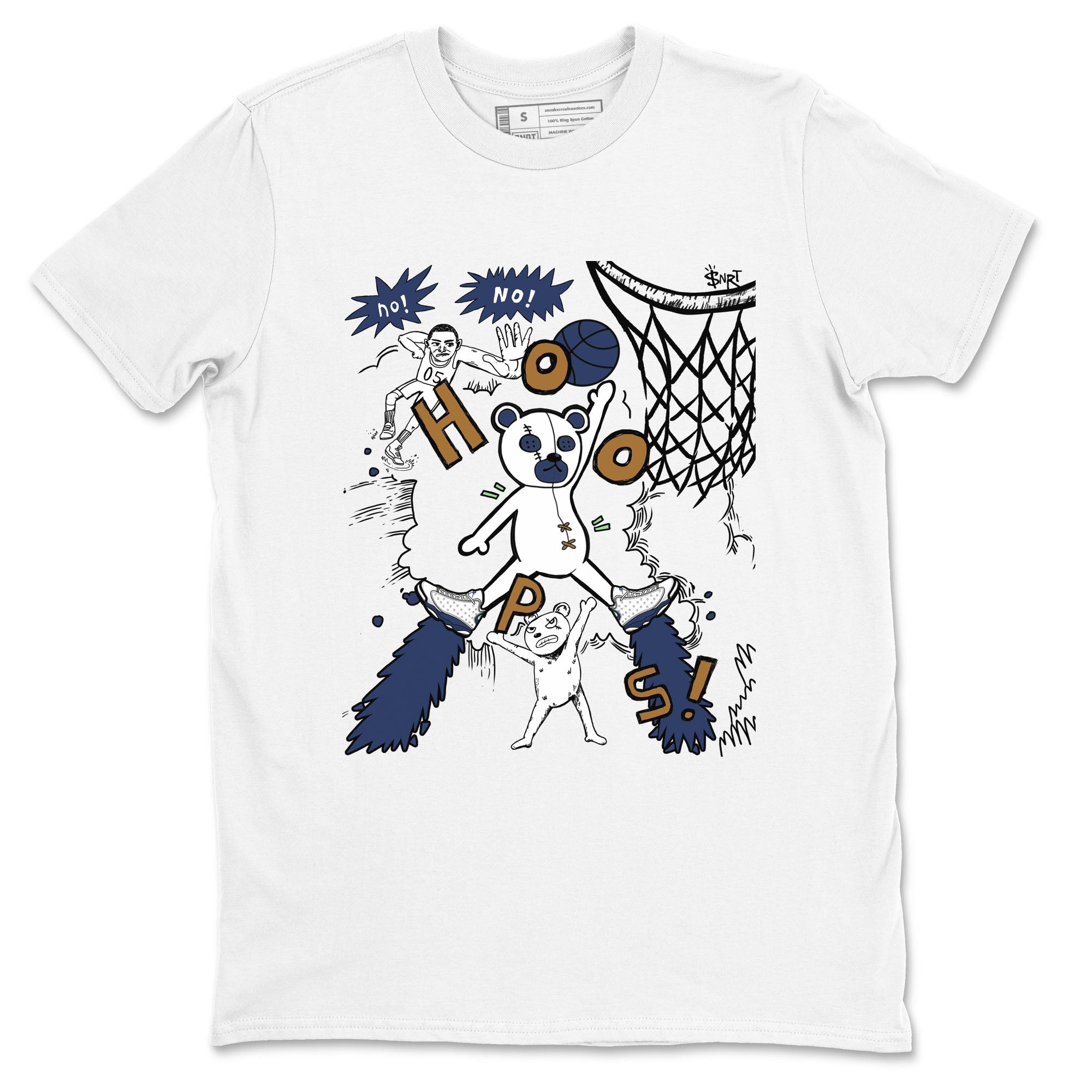 Stop The Bear snkmatch Tees - Air Jordan 13 Midnight Navy
