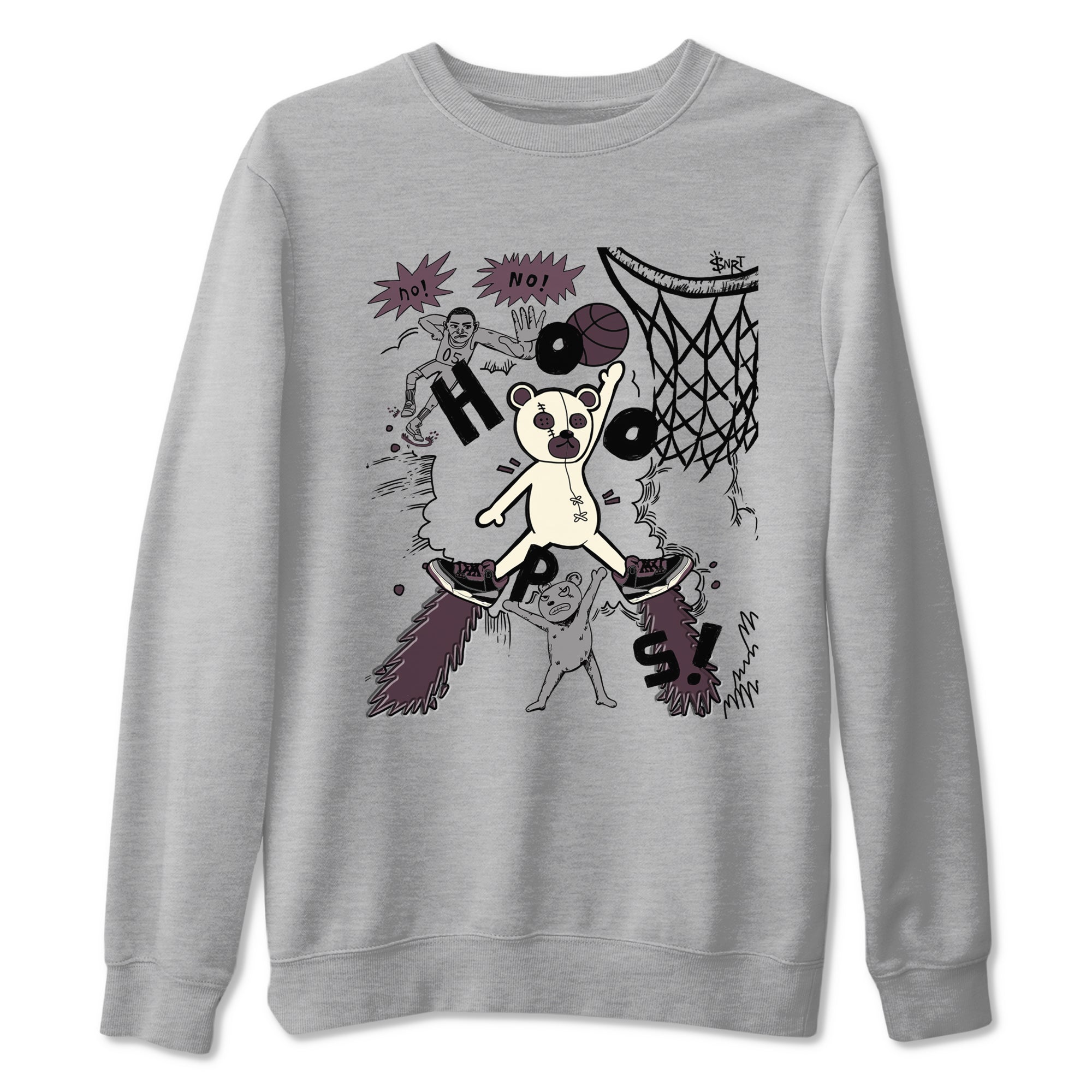 Stop The Bear snkmatch Tees - Air Jordan 3 A Ma Maniere x Black