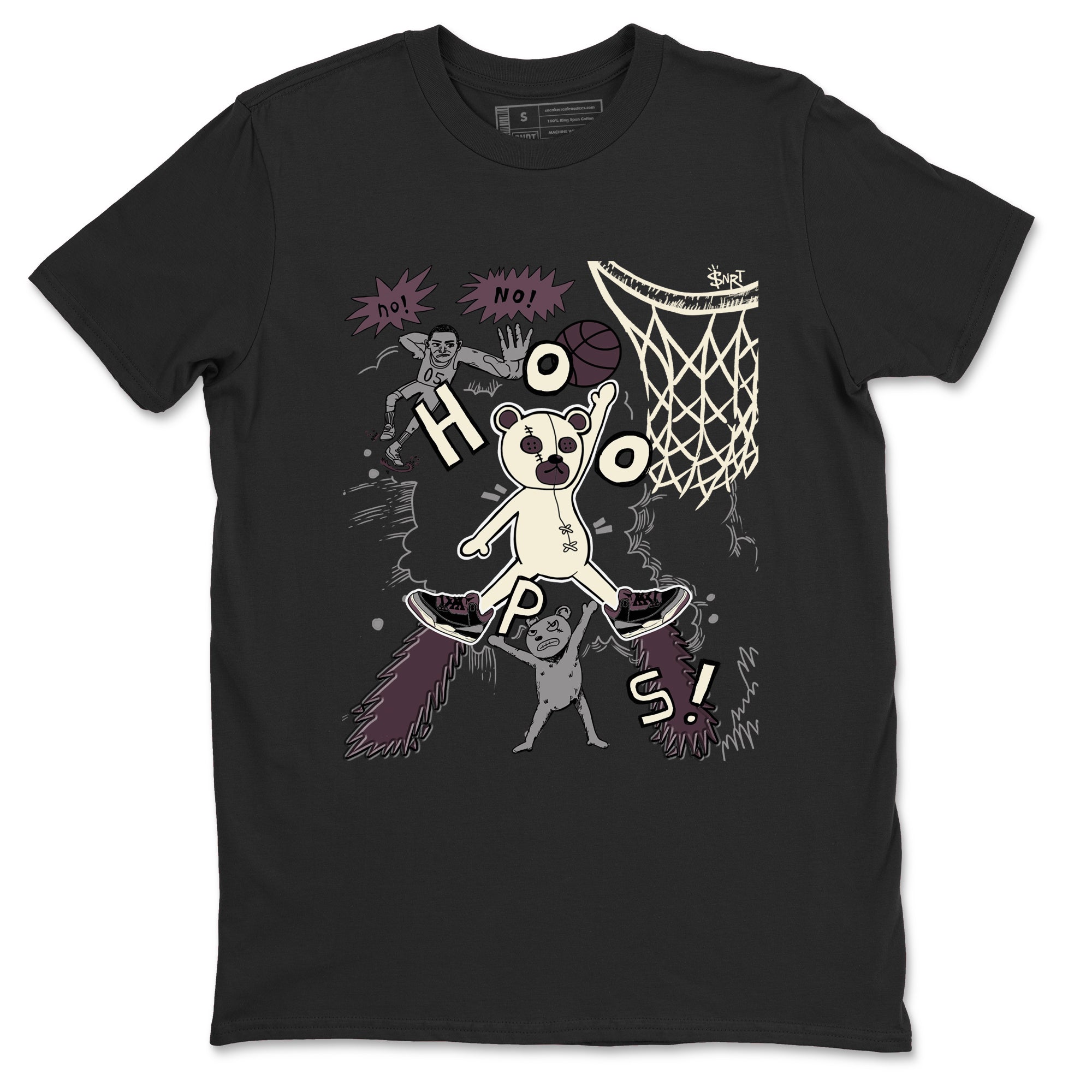 Stop The Bear snkmatch Tees - Air Jordan 3 A Ma Maniere x Black