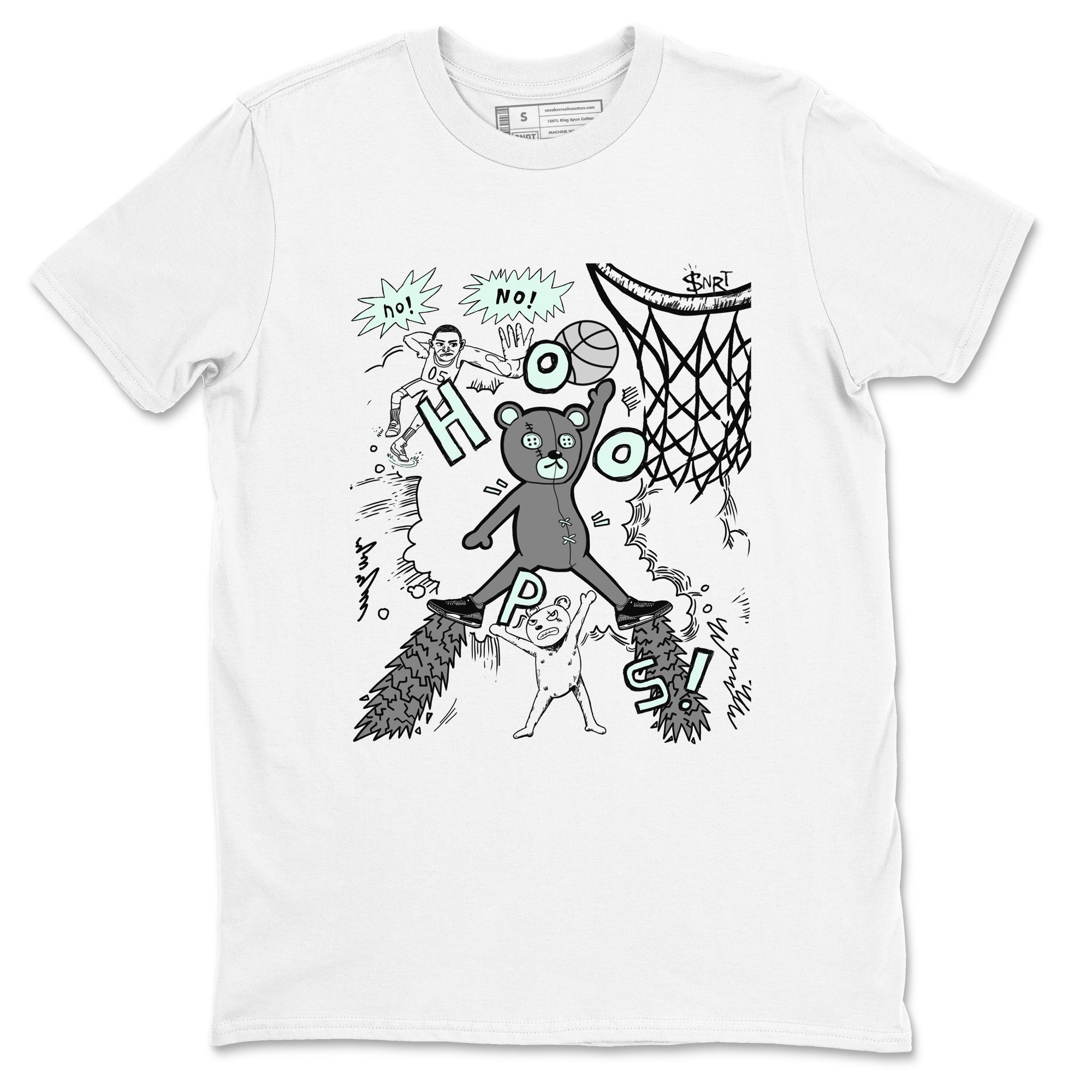 Stop The Bear snkmatch Tees - Air Jordan 3 Green Glow