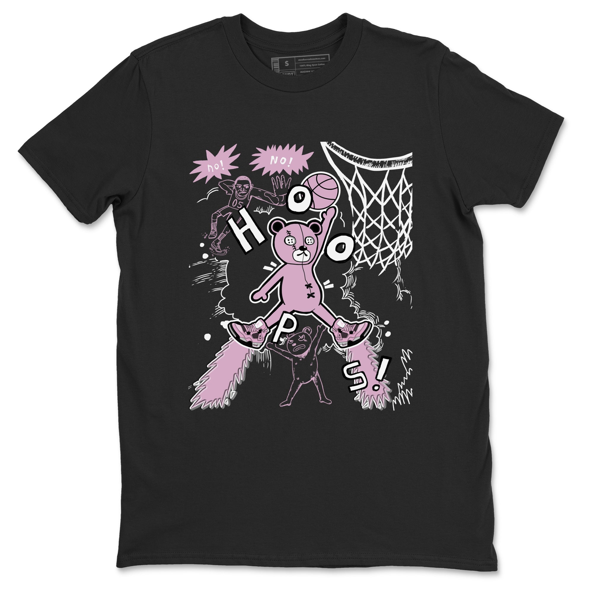 Stop The Bear snkmatch Tees - Air Jordan 4 Orchid
