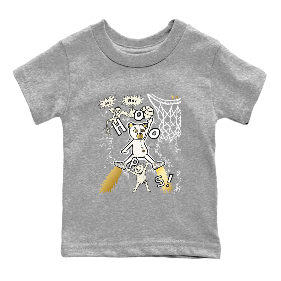 Stop The Bear snkmatch Tees Kids - Air Jordan 4 Sail 2024