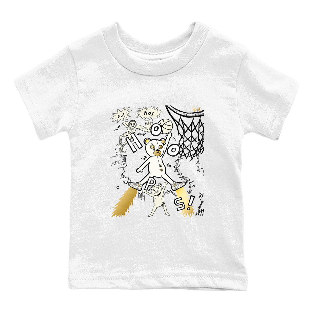 Stop The Bear snkmatch Tees Kids - Air Jordan 4 Sail 2024