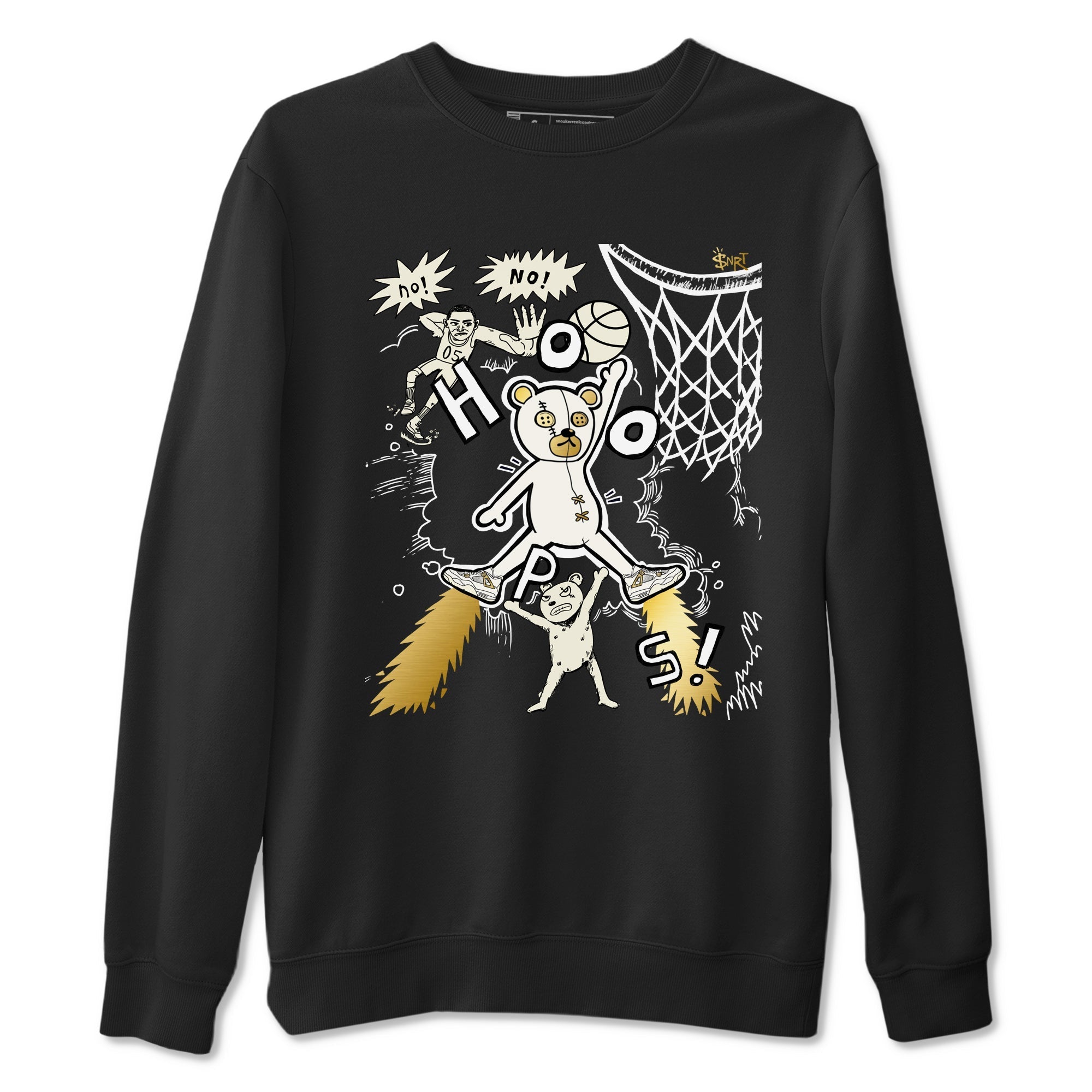 Stop The Bear snkmatch Tees - Air Jordan 4 Sail 2024