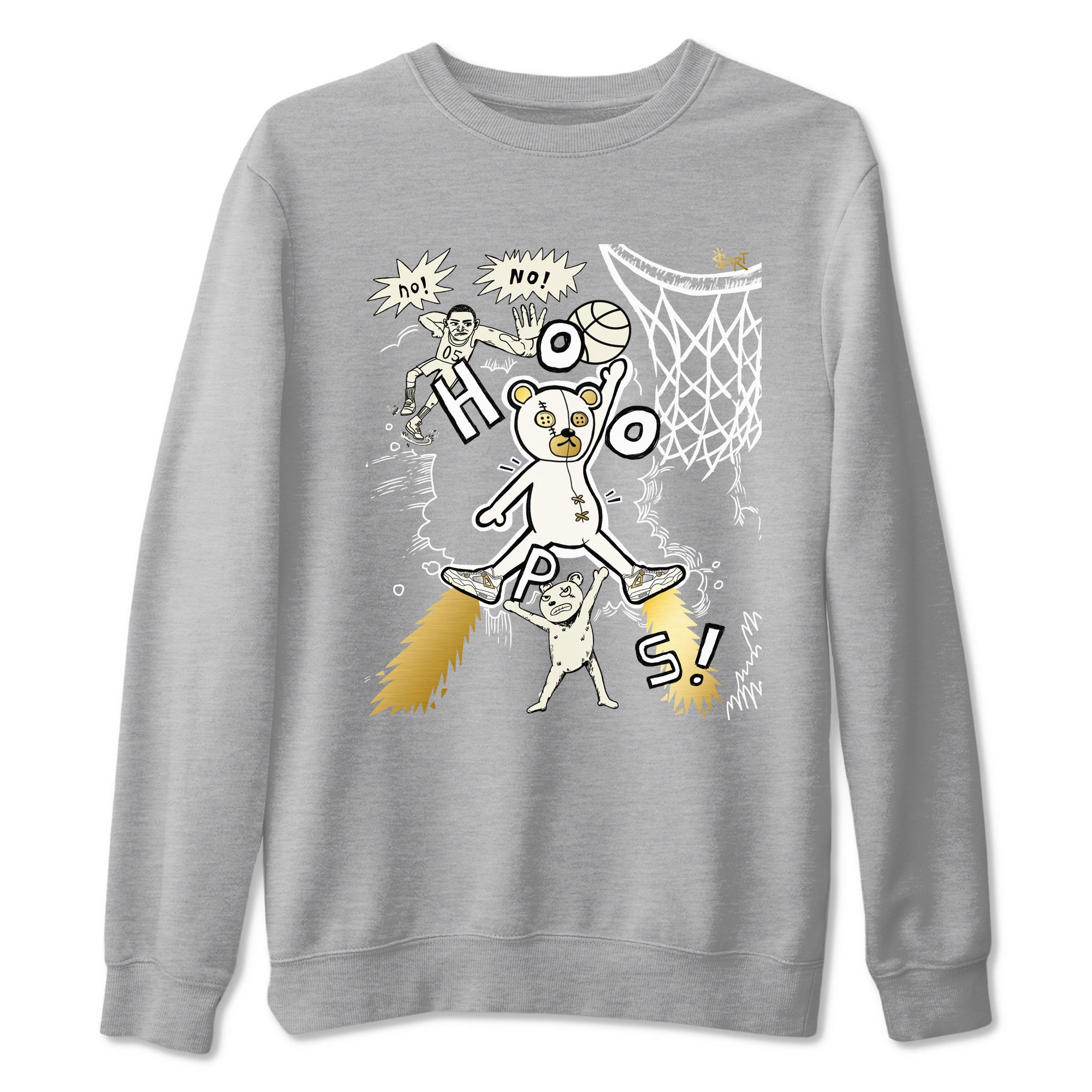 Stop The Bear snkmatch Tees - Air Jordan 4 Sail 2024
