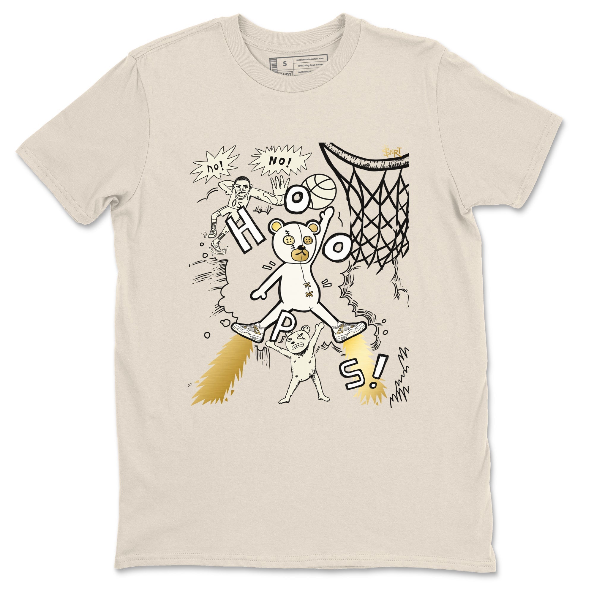 Stop The Bear snkmatch Tees - Air Jordan 4 Sail 2024