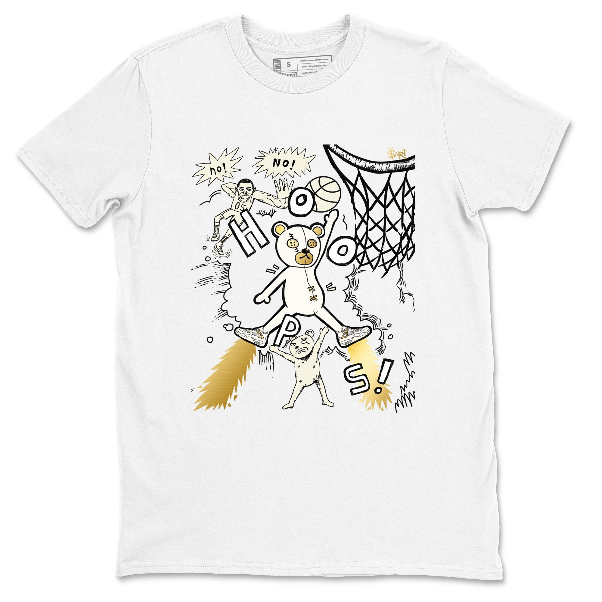 Stop The Bear snkmatch Tees - Air Jordan 4 Sail 2024