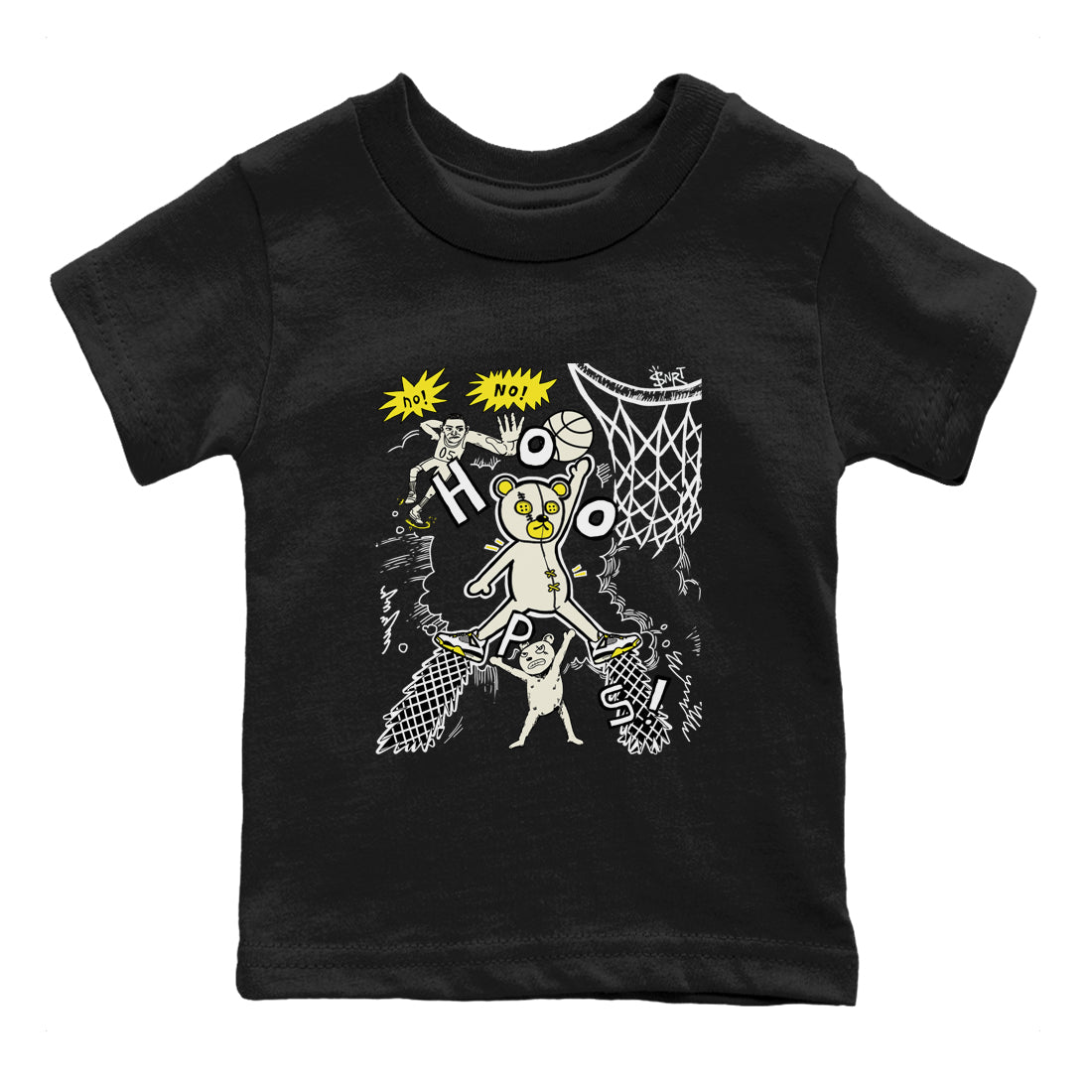 Stop The Bear snkmatch Tees Kids - Air Jordan 4 Vivid Sulfur