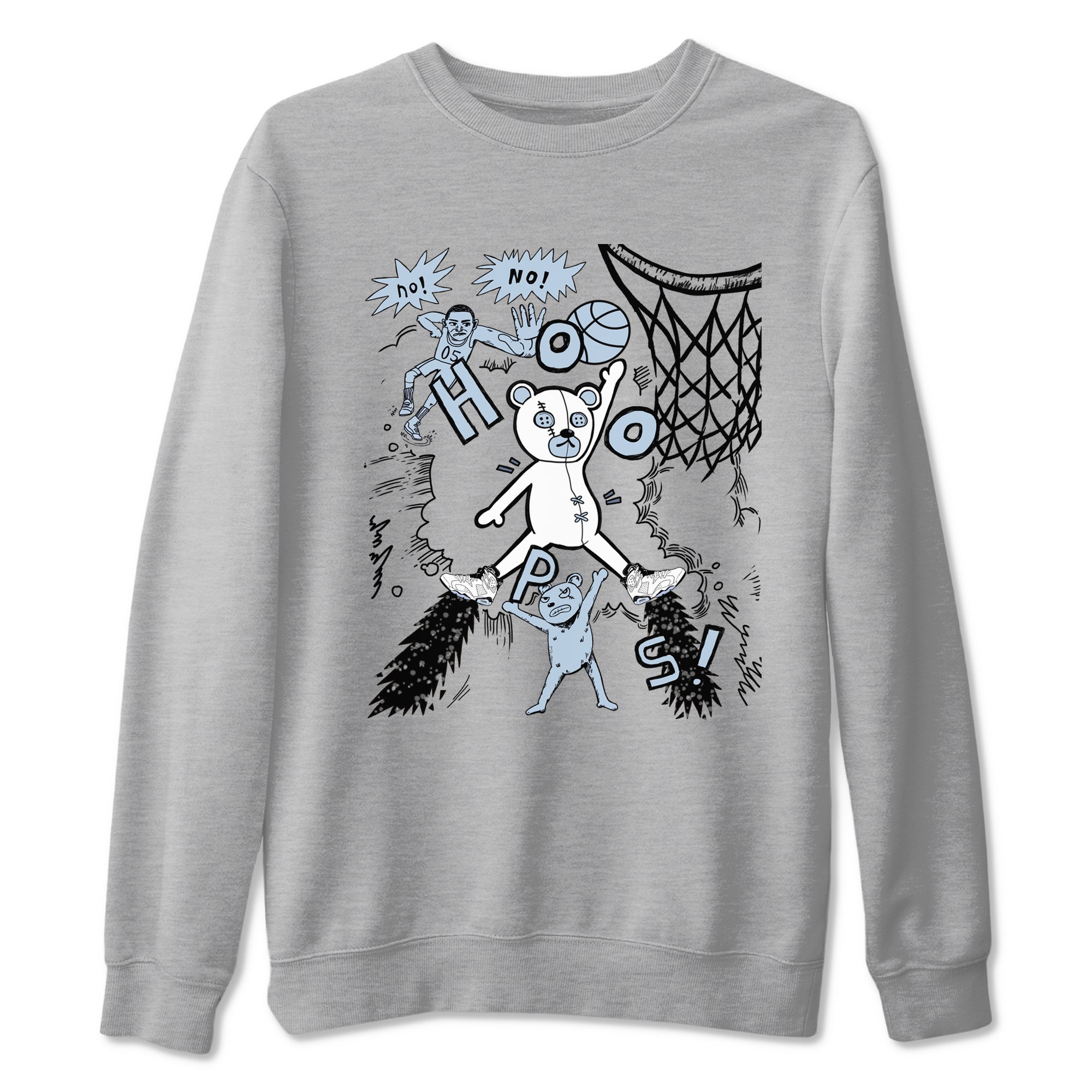 Stop The Bear snkmatch Tees - Air Jordan 6 White Black