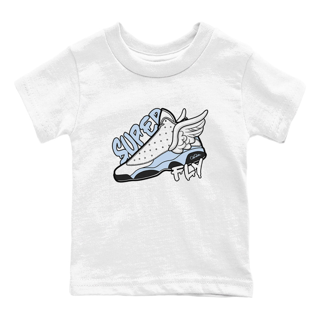 Super Fly snkmatch Tees Kids - Air Jordan 13 Blue Grey