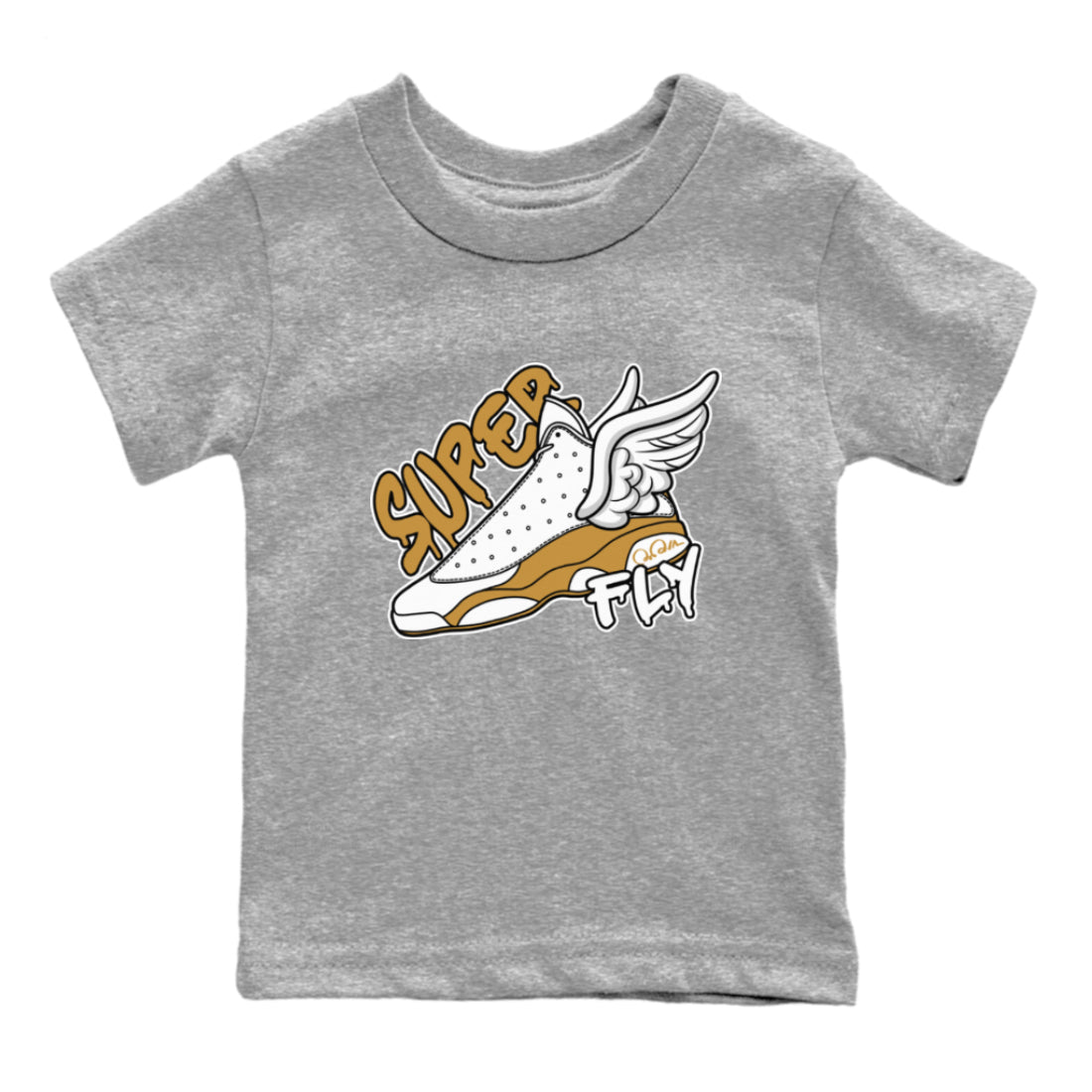 Super Fly Kids Tops - Air Jordan 13 Wheat