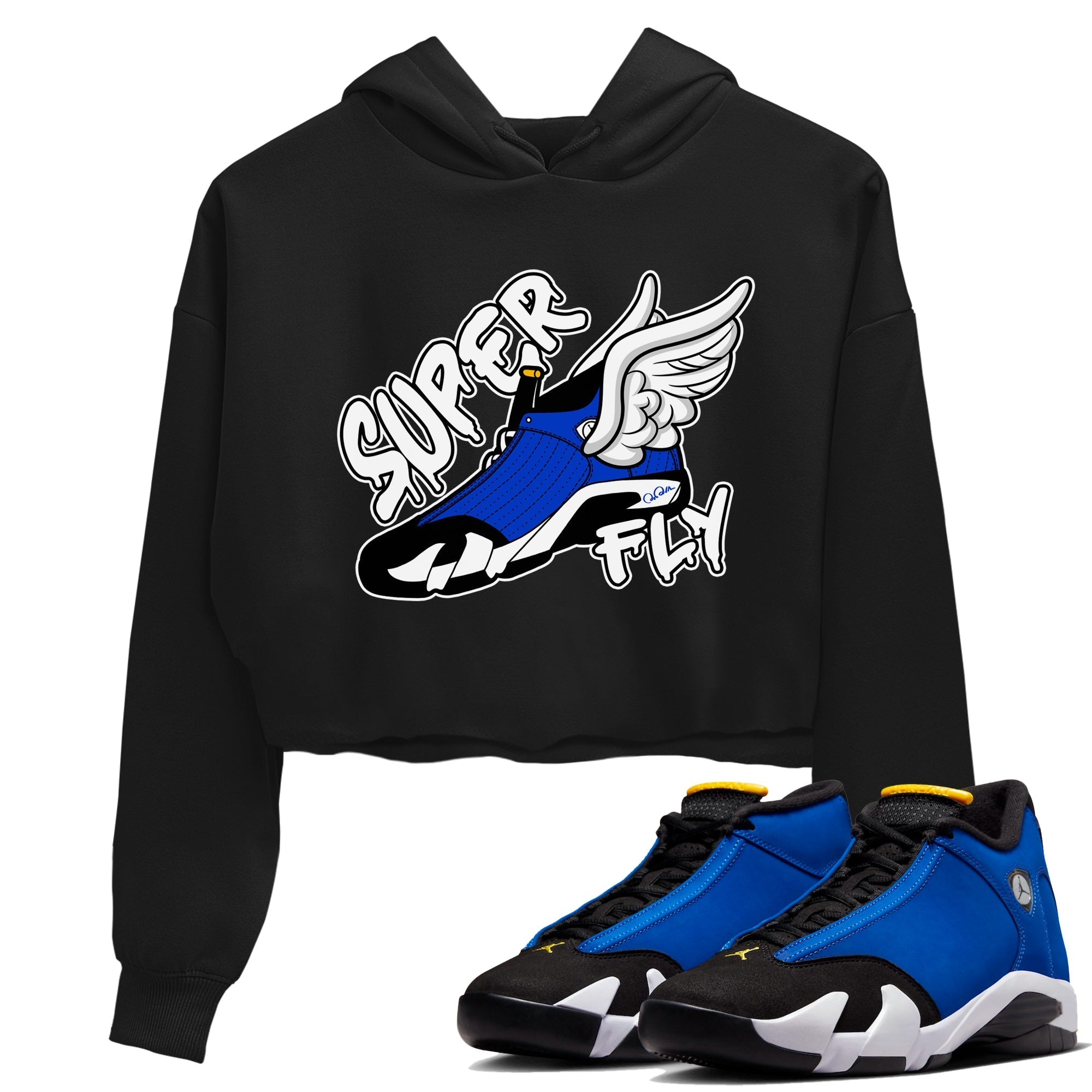 Super Fly Women's Tops - Air Jordan 14 Laney