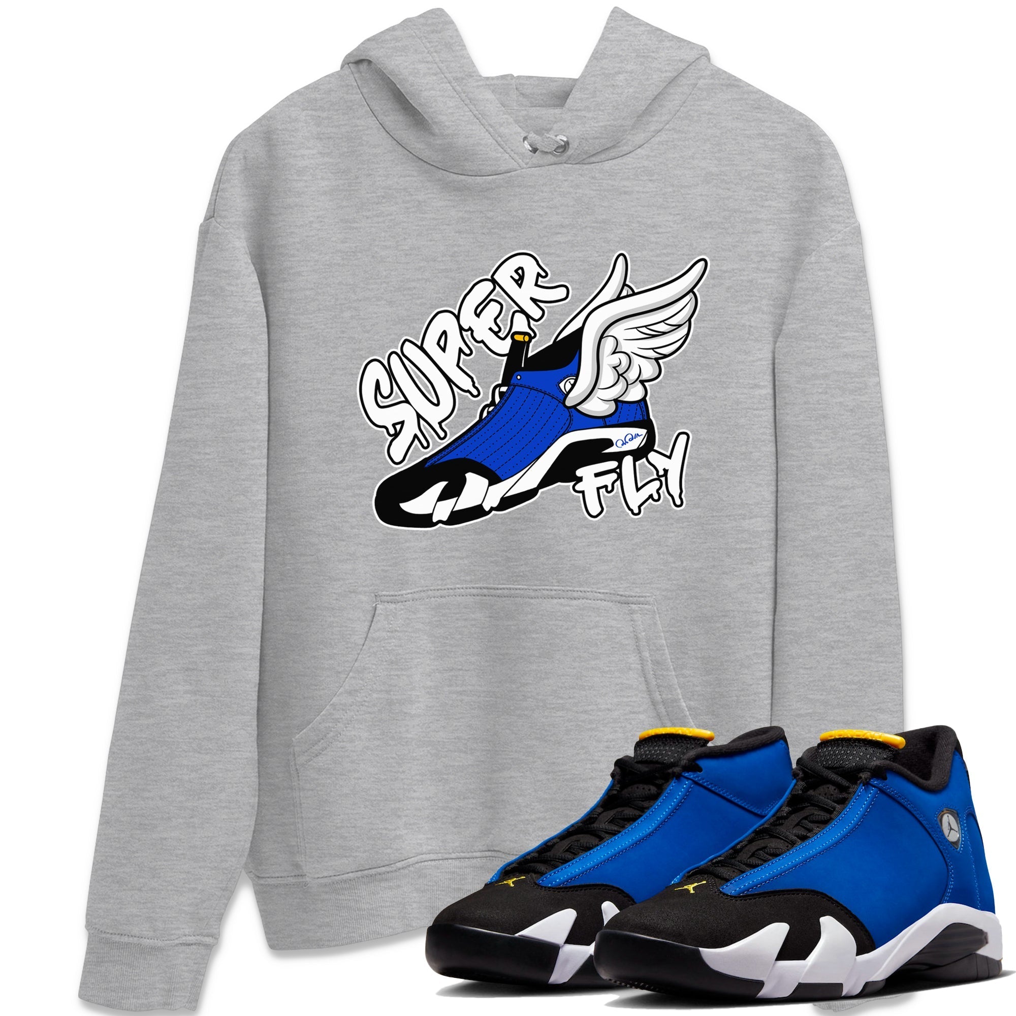 Super Fly Unisex Tops - Air Jordan 14 Laney