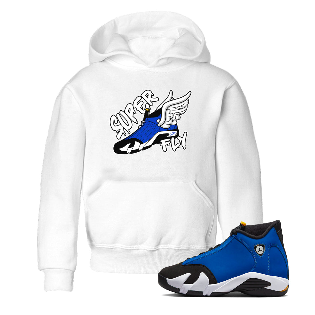 Super Fly Kids Tops - Air Jordan 14 Laney
