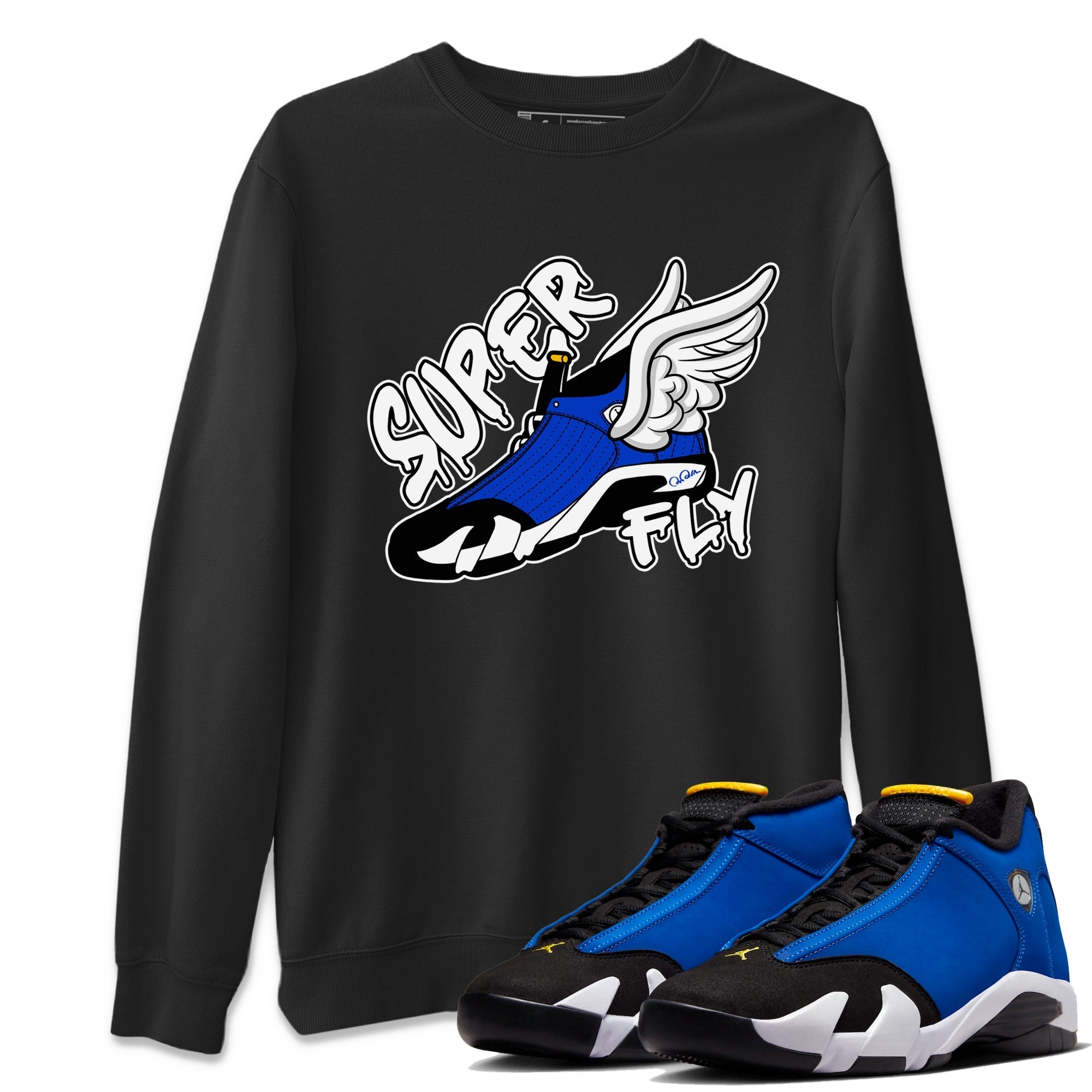 Super Fly Unisex Tops - Air Jordan 14 Laney