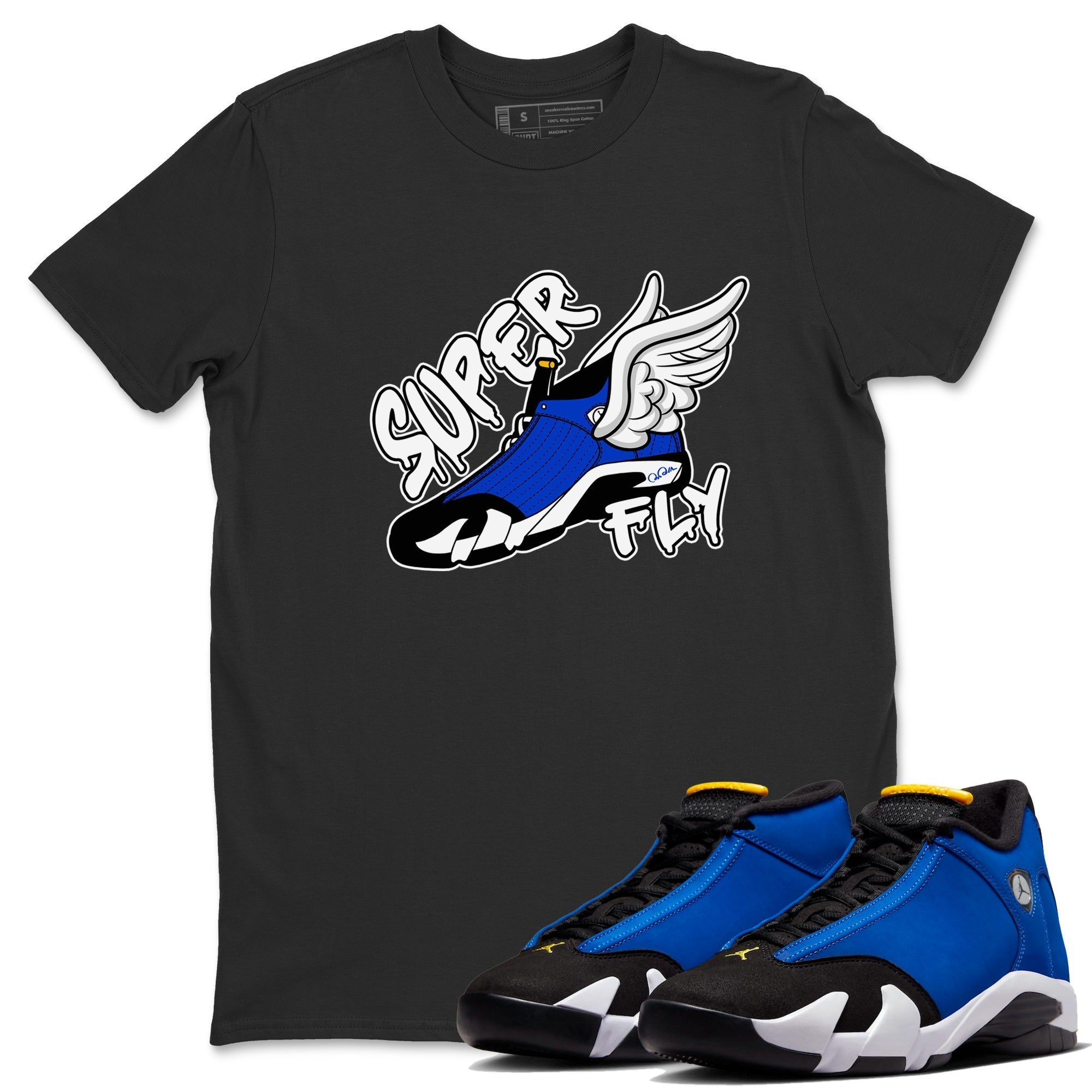 Super Fly Unisex Tops - Air Jordan 14 Laney