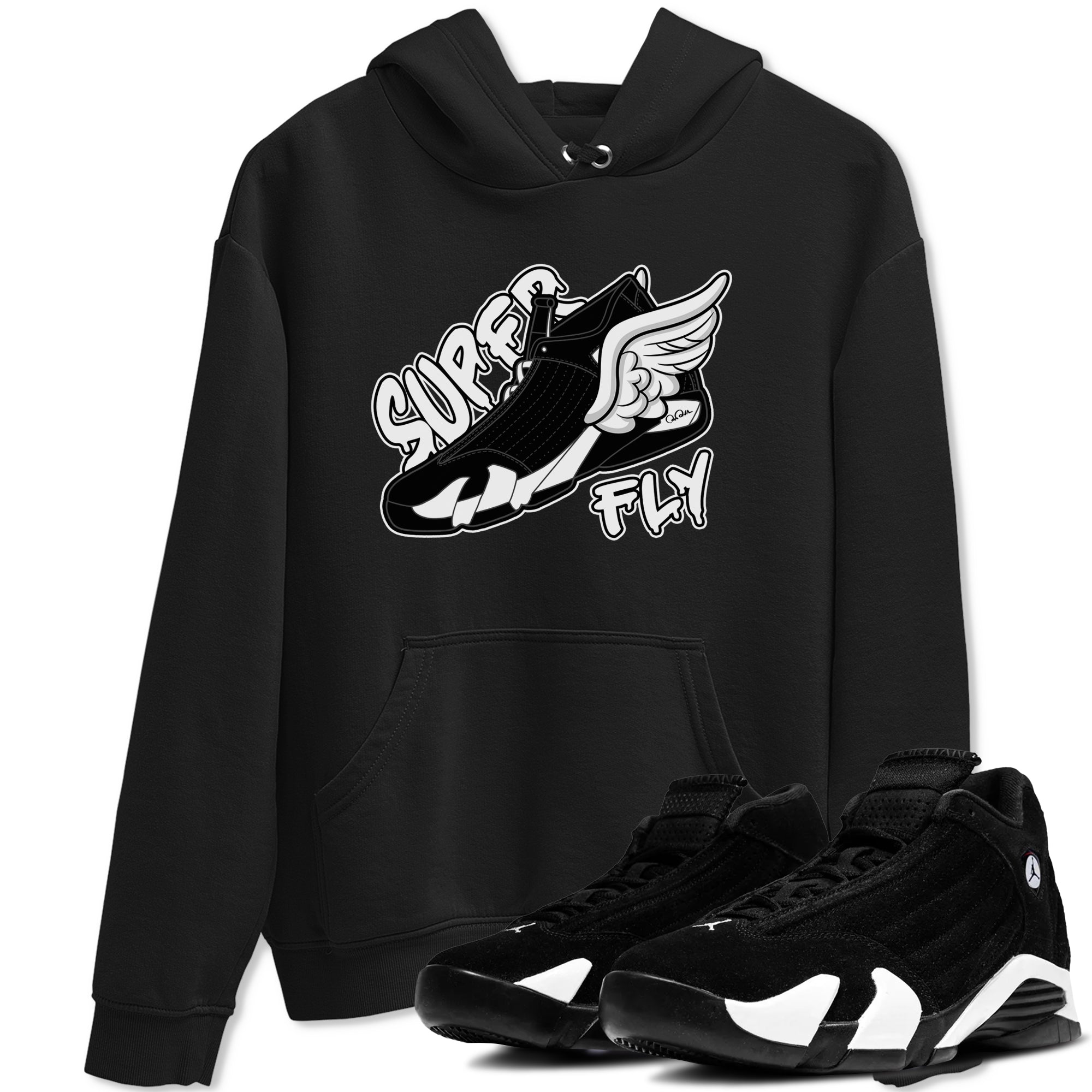 Super Fly snkmatch Tee - Air Jordan 14 Panda