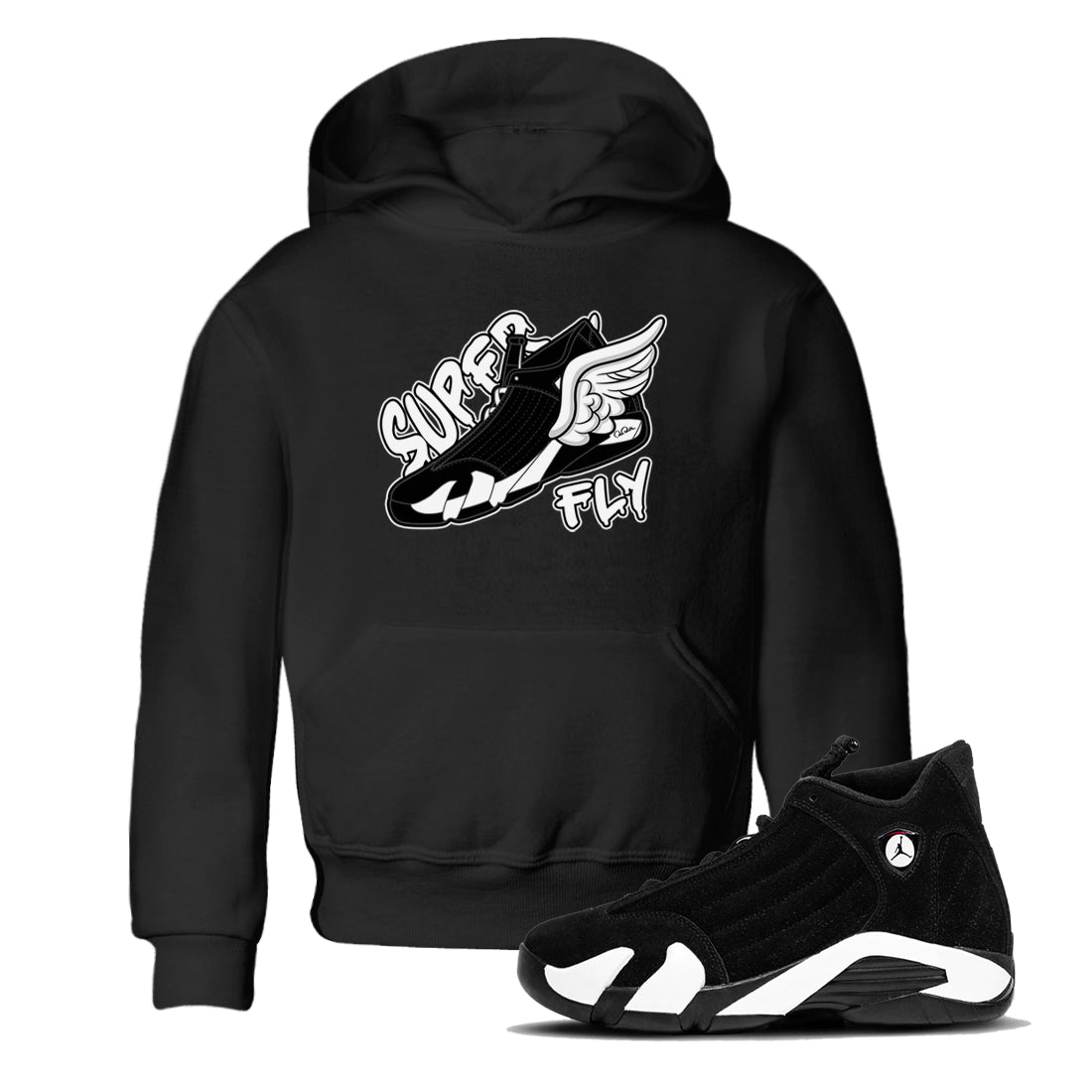 Super Fly snkmatch Tee Kids - Air Jordan 14 Panda