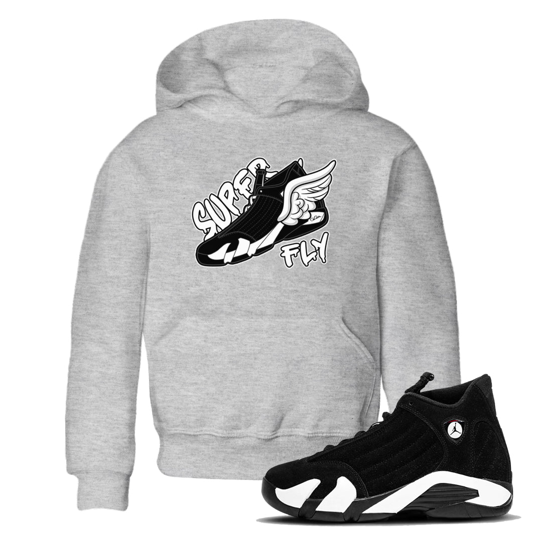 Super Fly snkmatch Tee Kids - Air Jordan 14 Panda