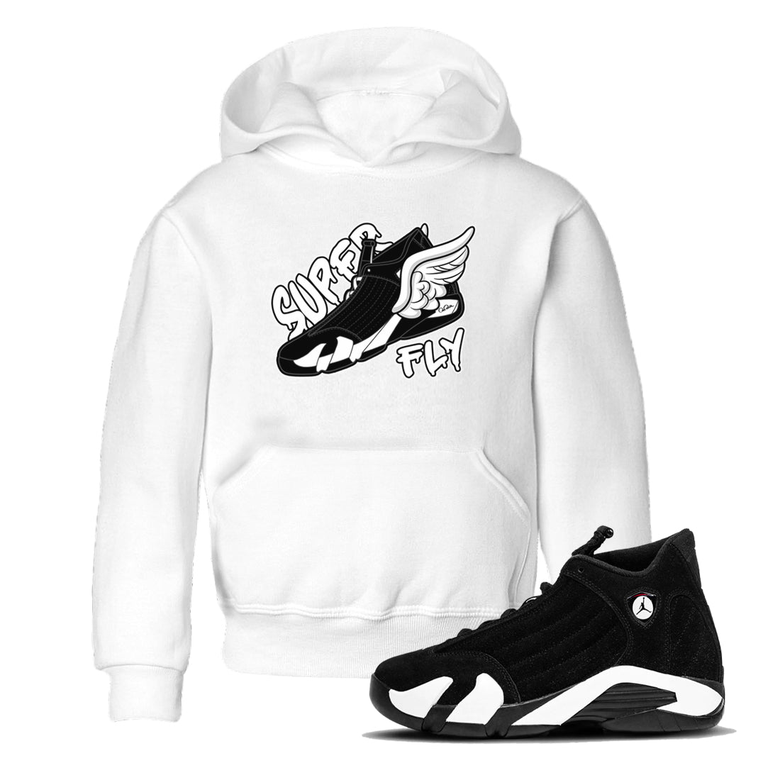 Super Fly snkmatch Tee Kids - Air Jordan 14 Panda