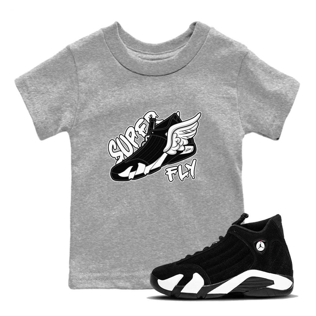 Super Fly snkmatch Tee Kids - Air Jordan 14 Panda