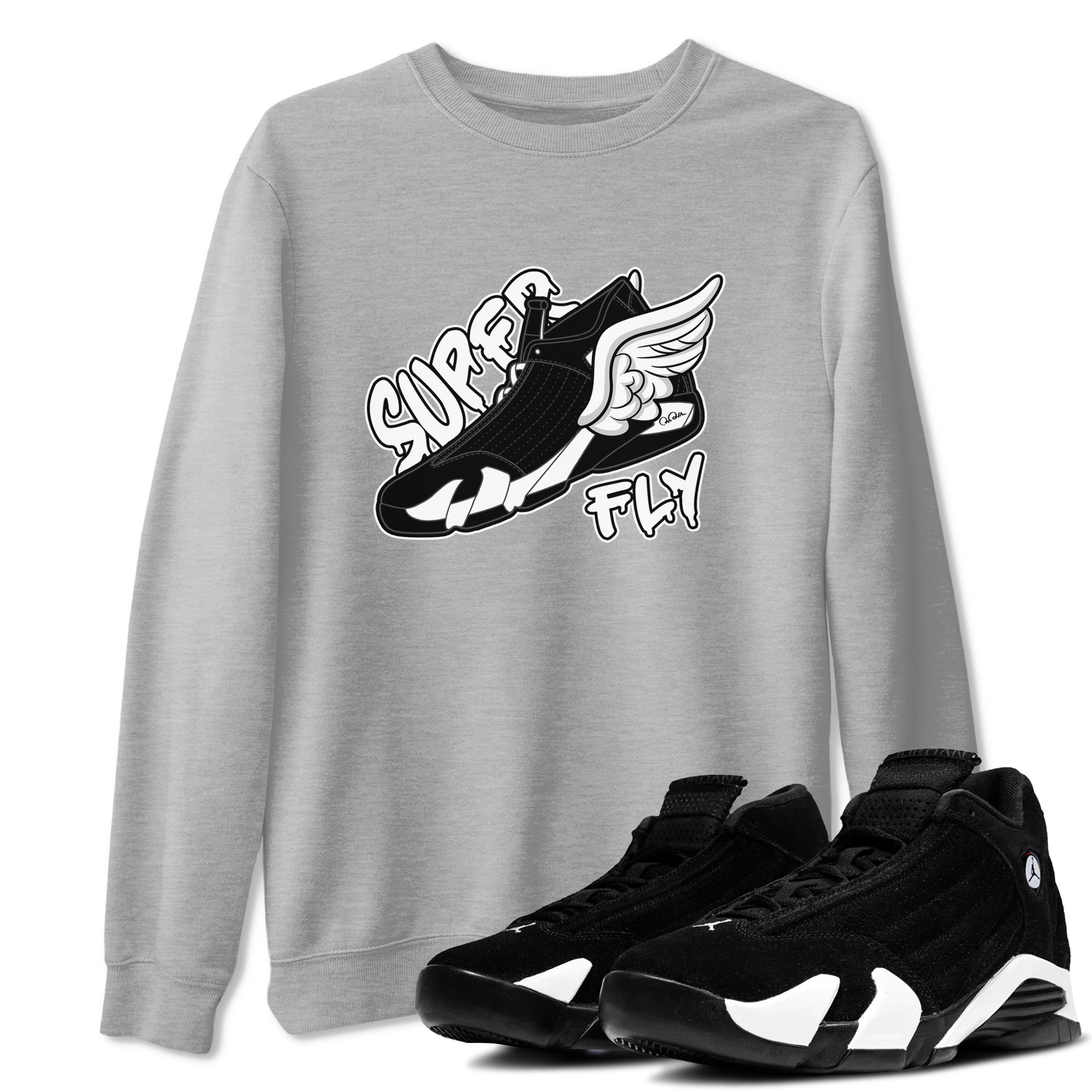 Super Fly snkmatch Tee - Air Jordan 14 Panda